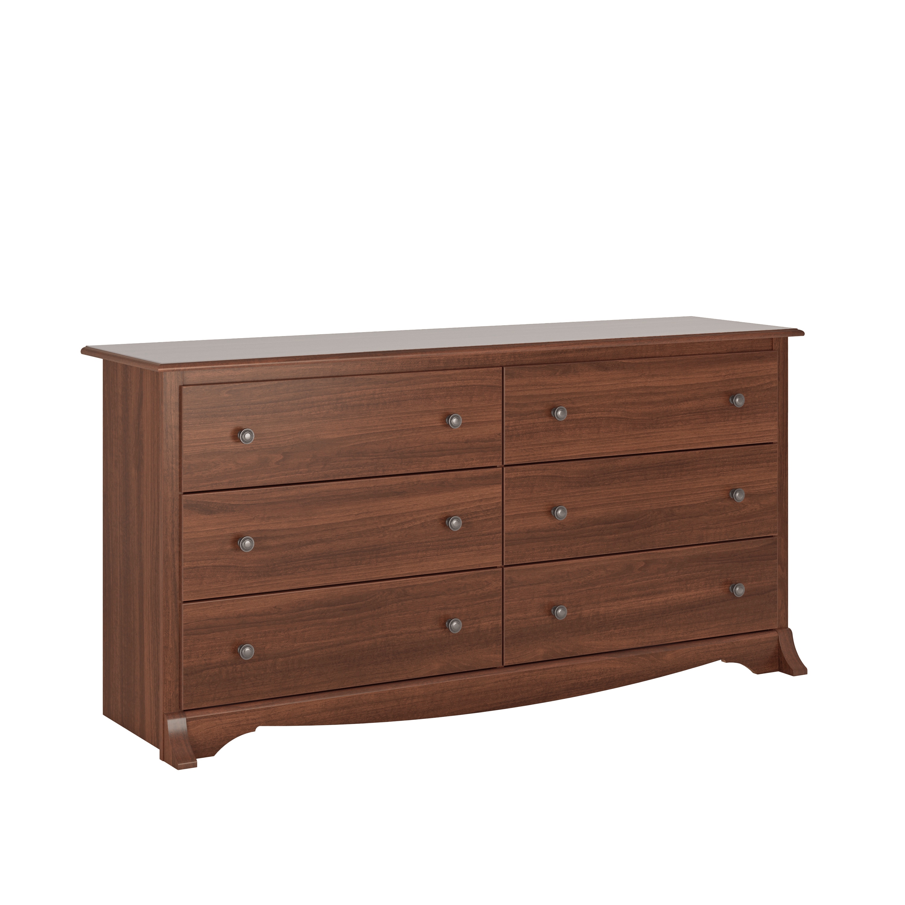 Prepac CDC-6330-K Monterey Cherry 6 -Drawer Standard dresser