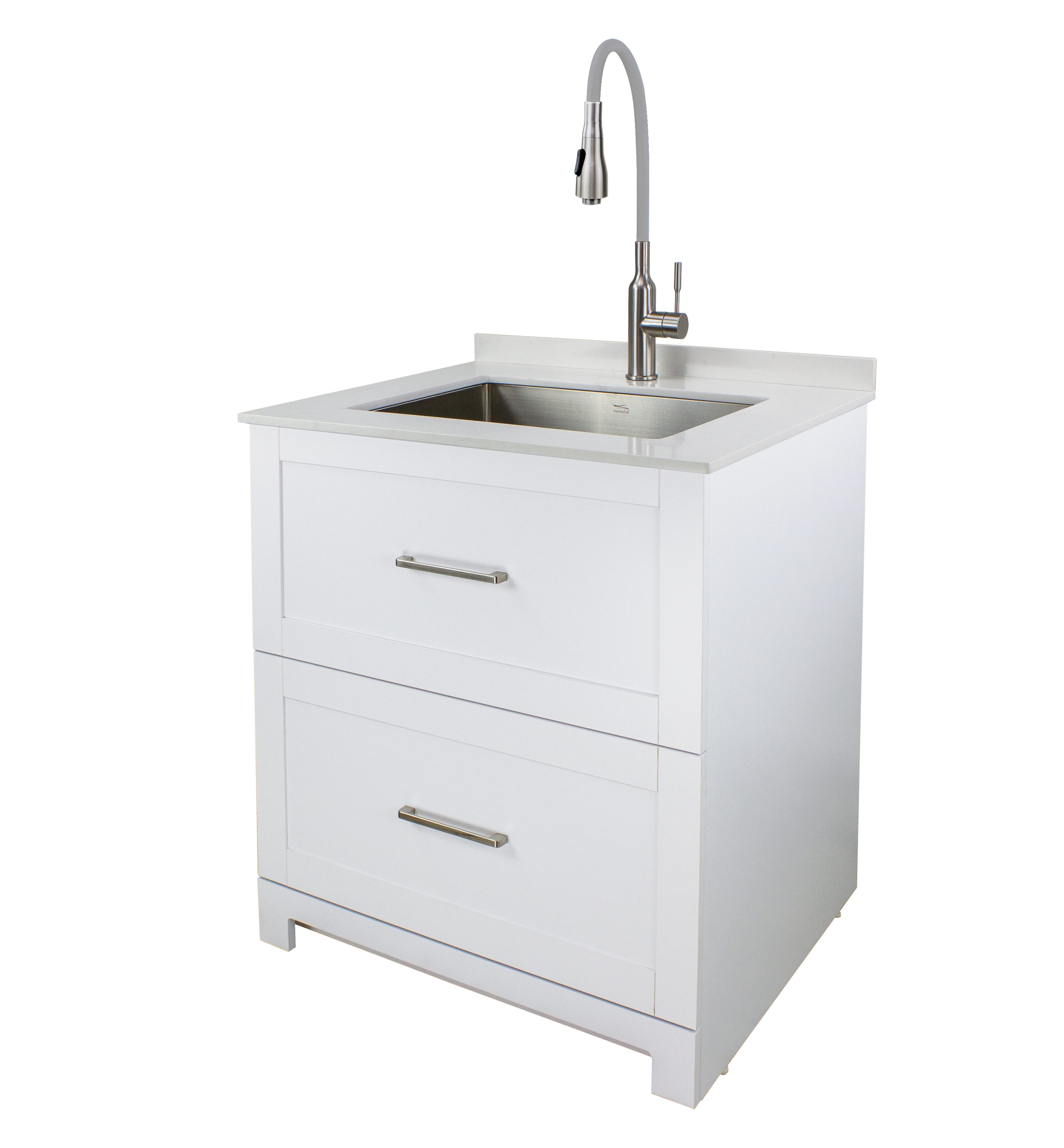 Freestanding Laundry Sink With Faucet