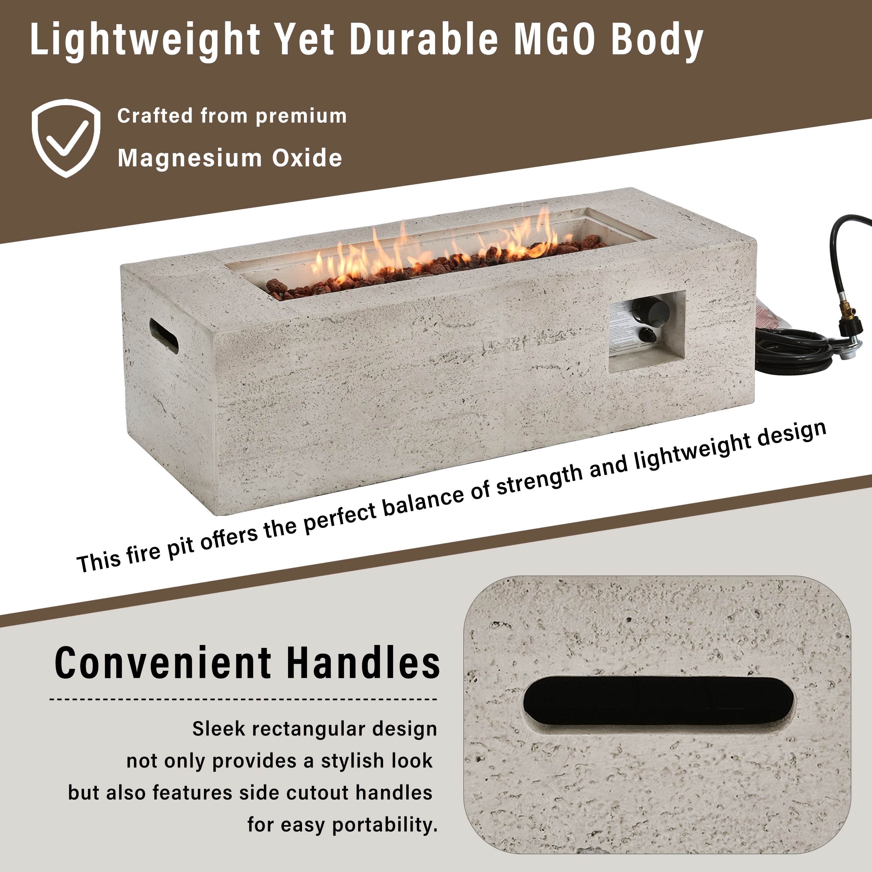 Mondawe MO-US-0545D Outdoor-Gas-Firepits - View #5