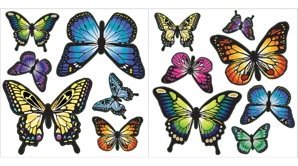 WallPops TWPD99961 52-Inches W x 52-Inches H Self-adhesive Multiple colors/finishes Animals Wall Decal