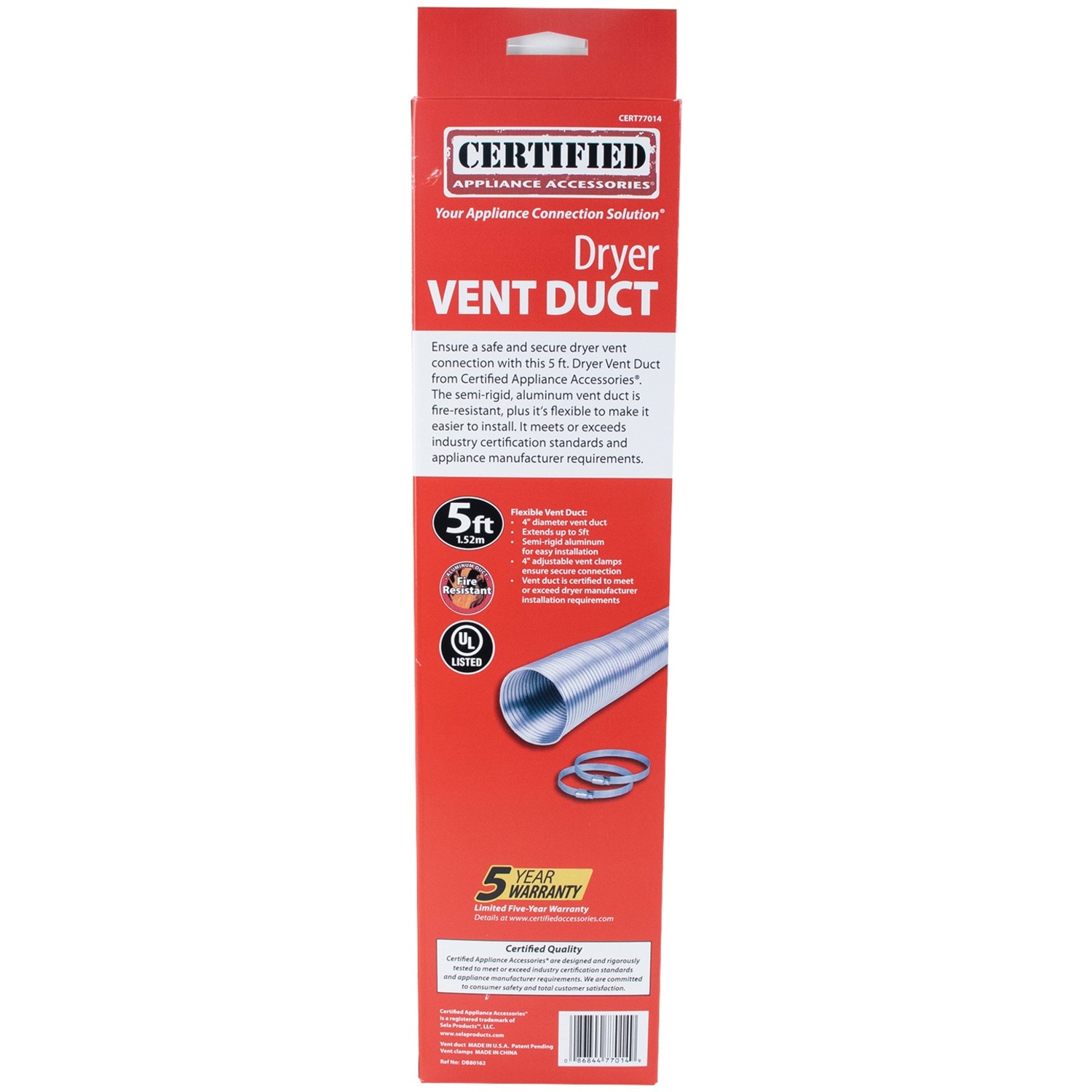 Certified Appliance Accessories 080162 Dryer-Vent-Kits - View #8