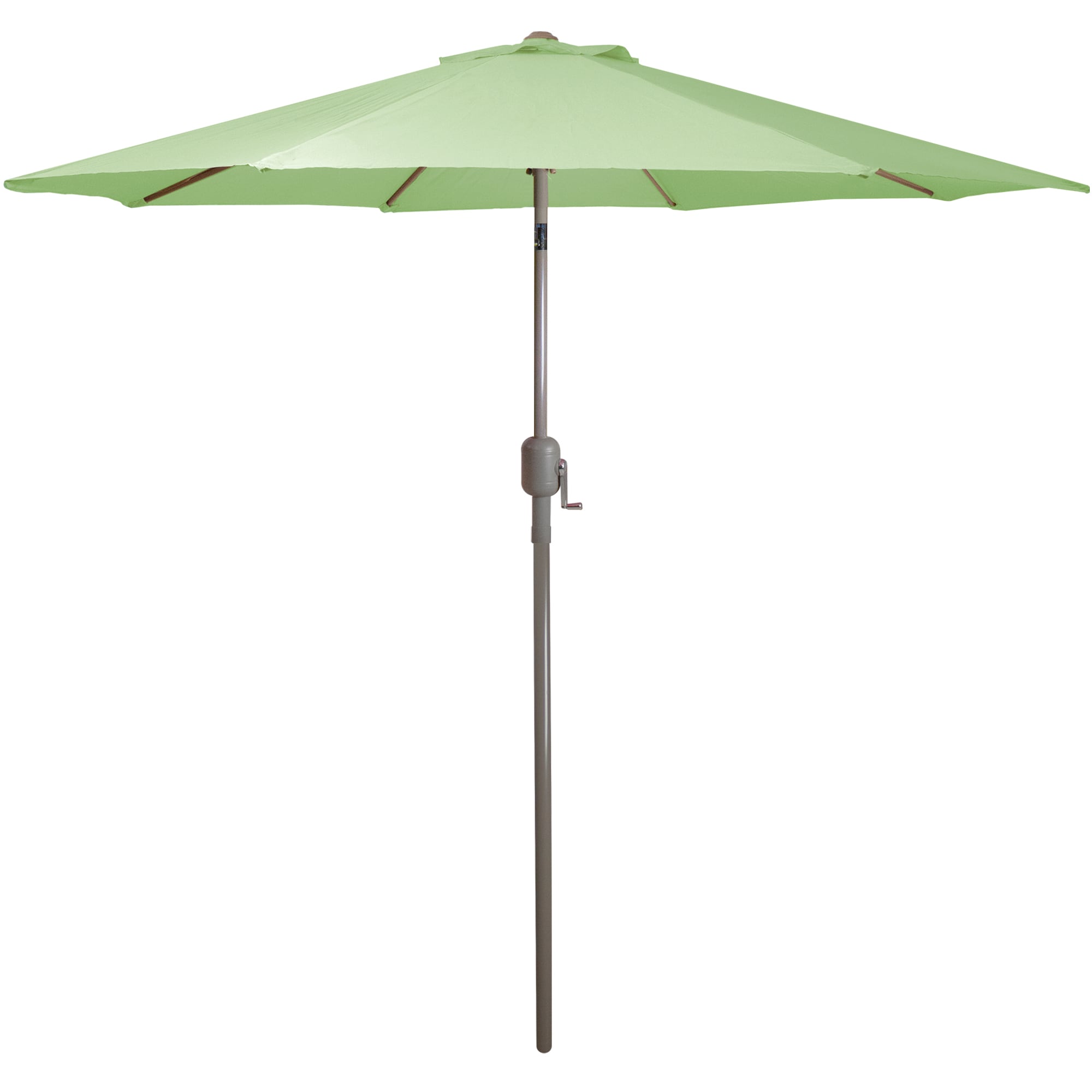 Northlight 32881053 9-ft Aluminum Green Market Patio Umbrella