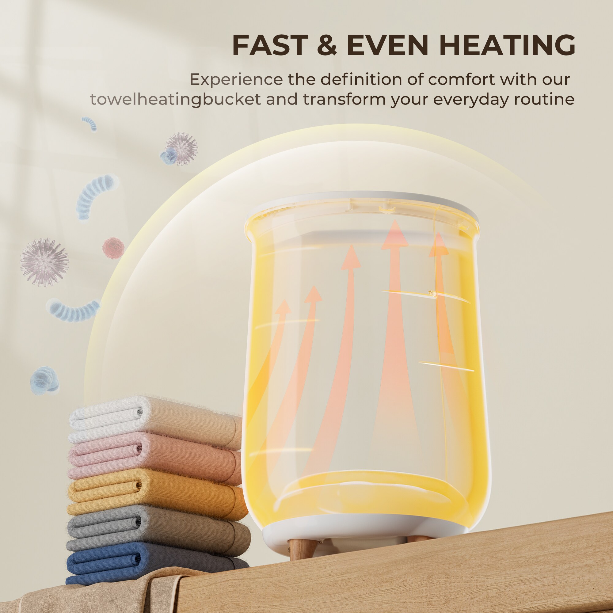 SIMZLIFE TW001-20WH-S-LS Towel-Warmers - View #3