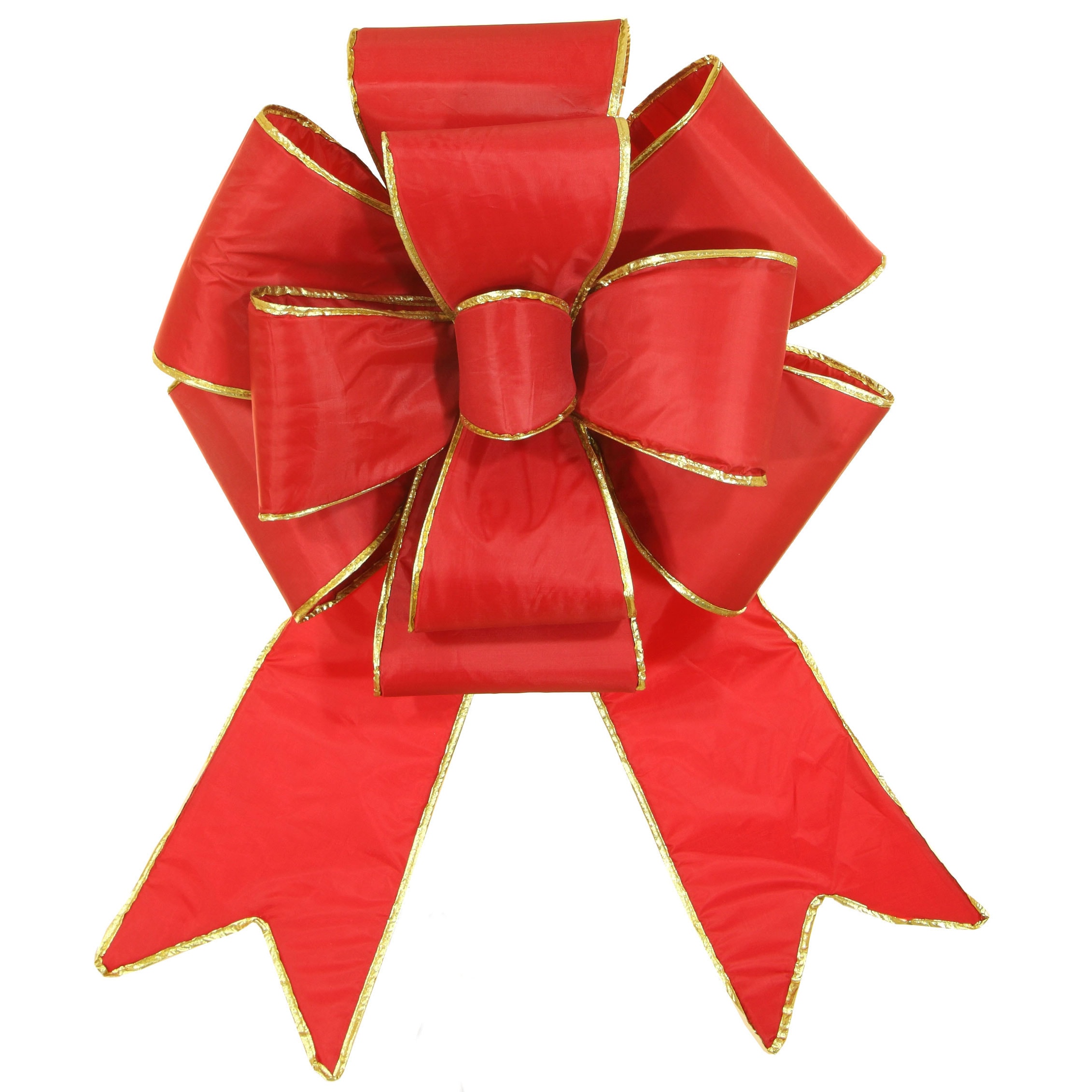 Red Bow with Gold Trim 12