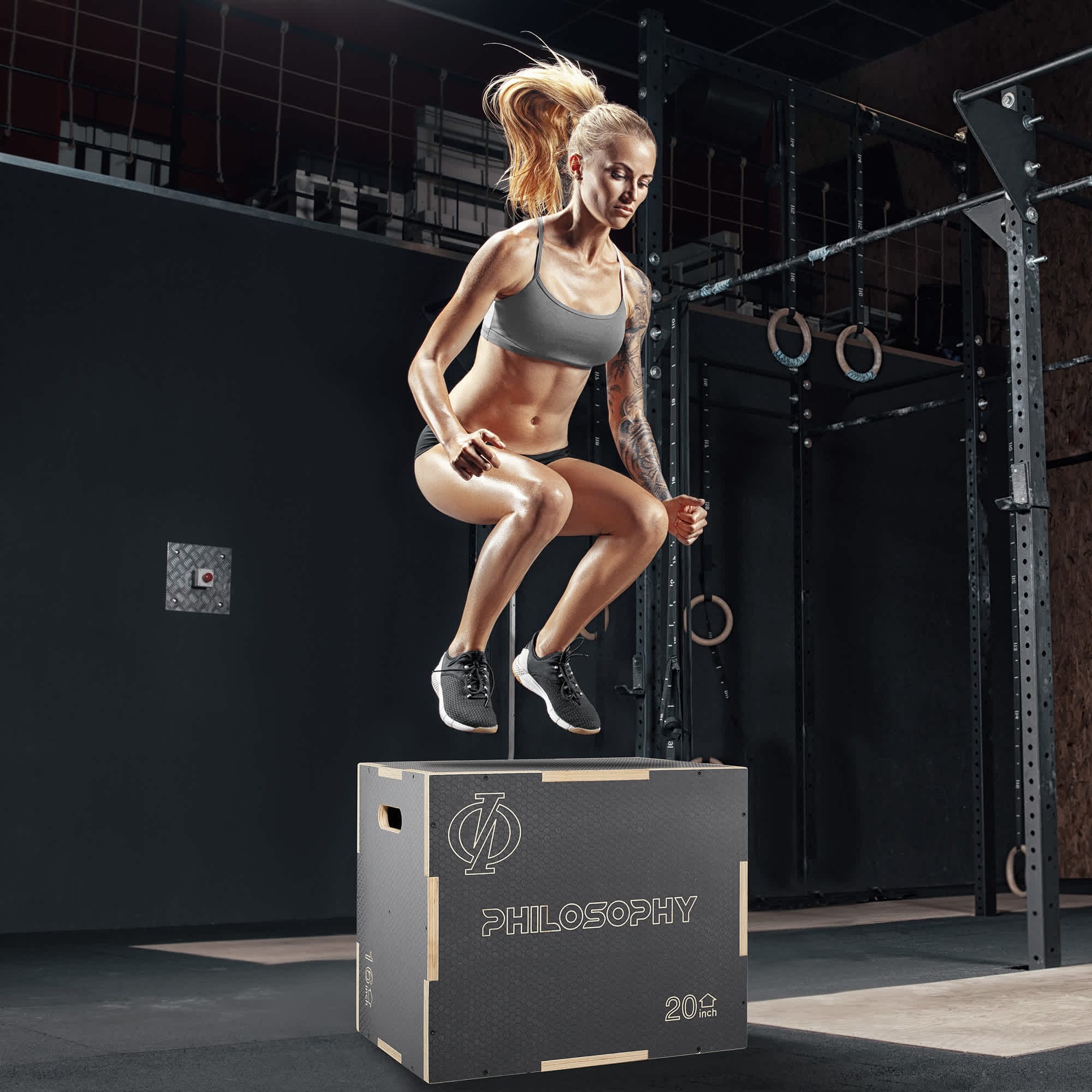Philosophy Gym FIT-PLYO-2406S-GRY Plyo-Boxes-Platforms - View #6