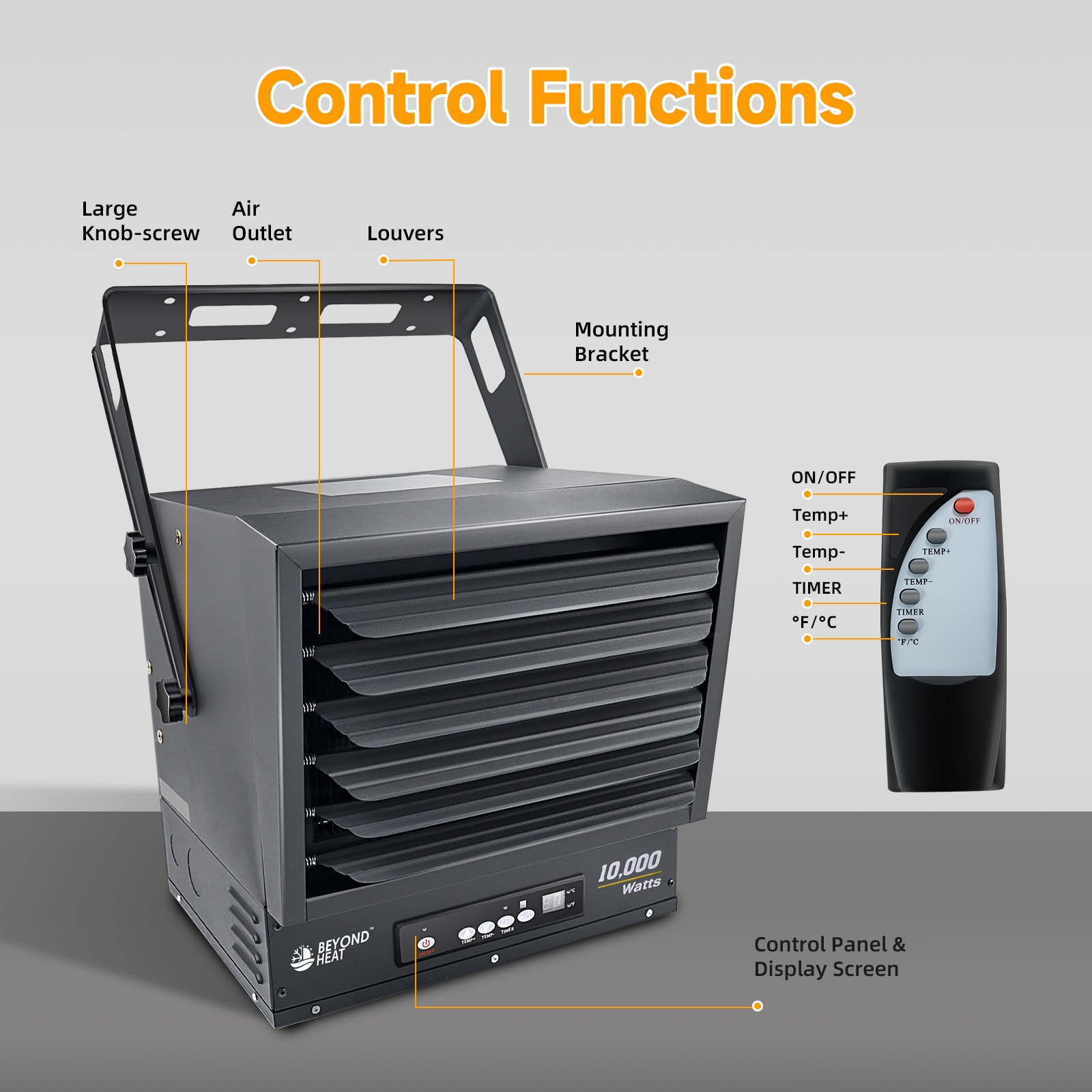 BEYOND HEAT IH10000ER Electric-Garage-Heaters - View #4