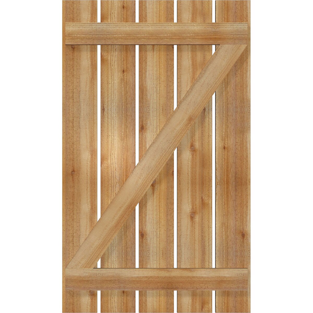 Ekena Millwork RBS06Z29X048RWR Exterior-Shutters - View #5