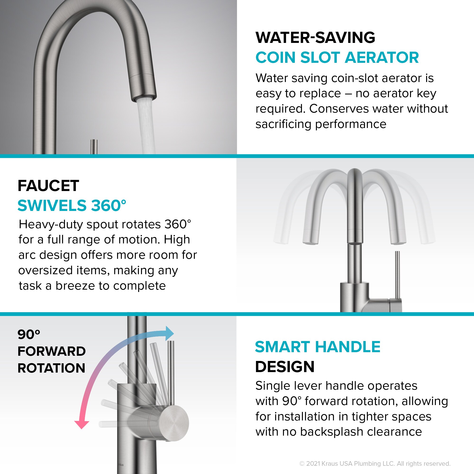 Kraus KPF-2600MB Kitchen-Faucets - View #6