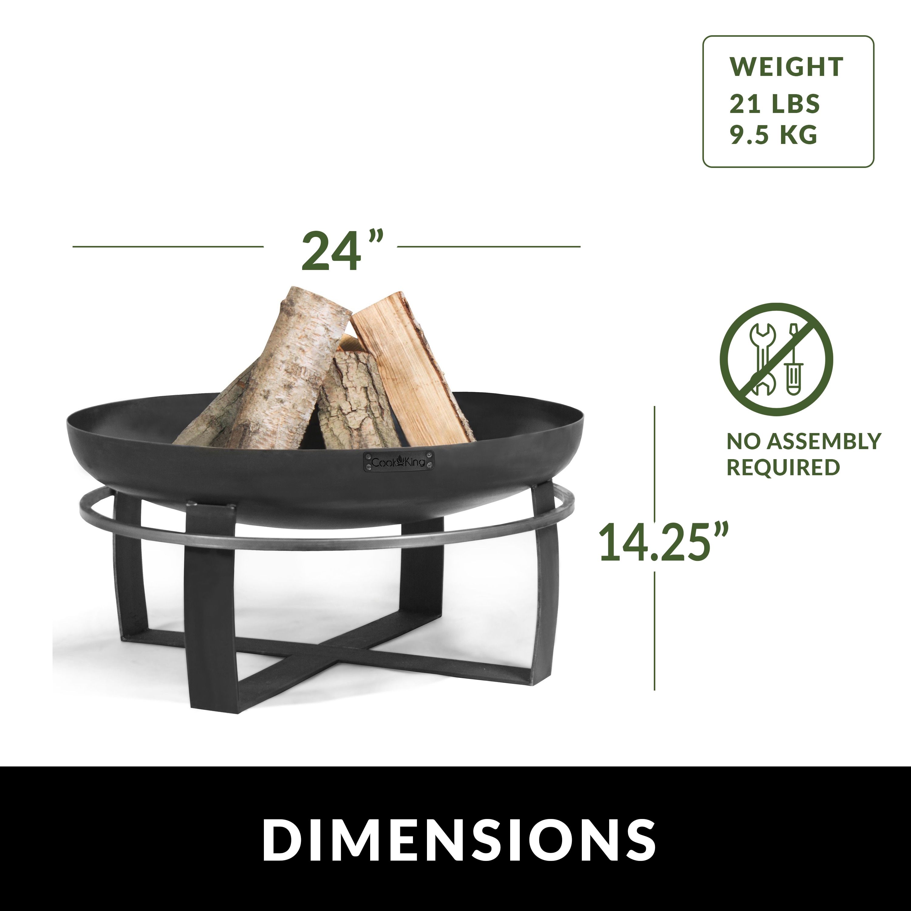Good Directions 111260FO Outdoor-Woodburning-Firepits - View #3