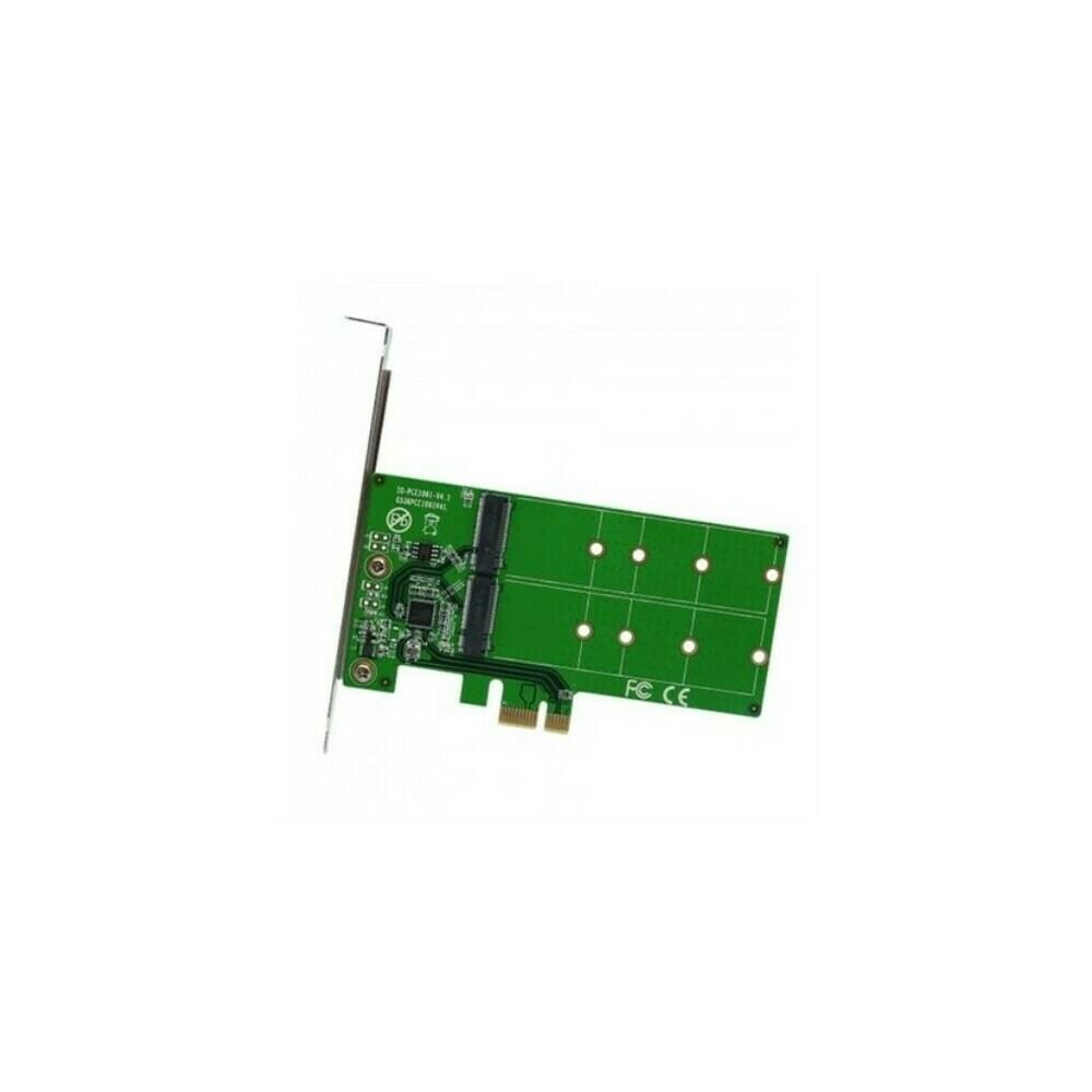 Syba SYBA719 SYBA SI-PEX40115 2 Port M.2 to PCI-e x1 Adapter B or B Plus M Key