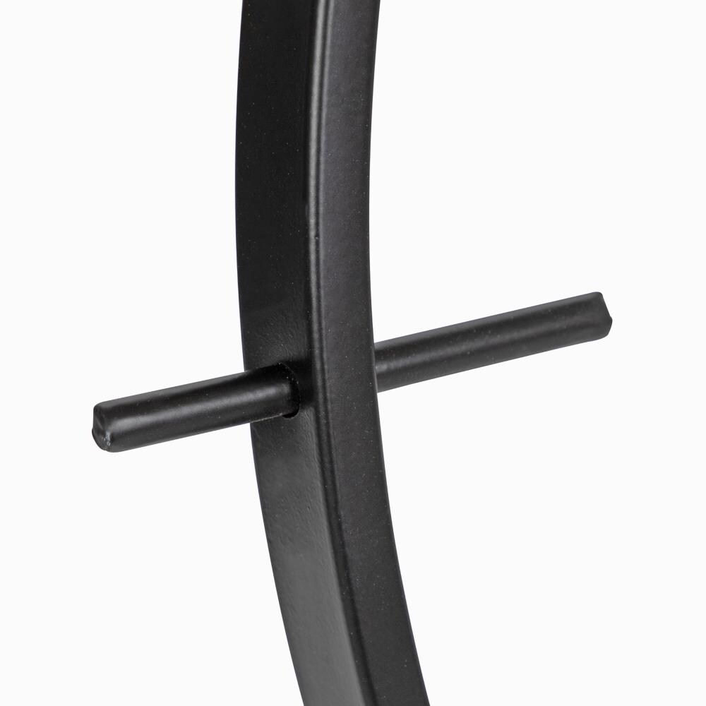 Isaac 26" Black Modern Metal Wall Clock