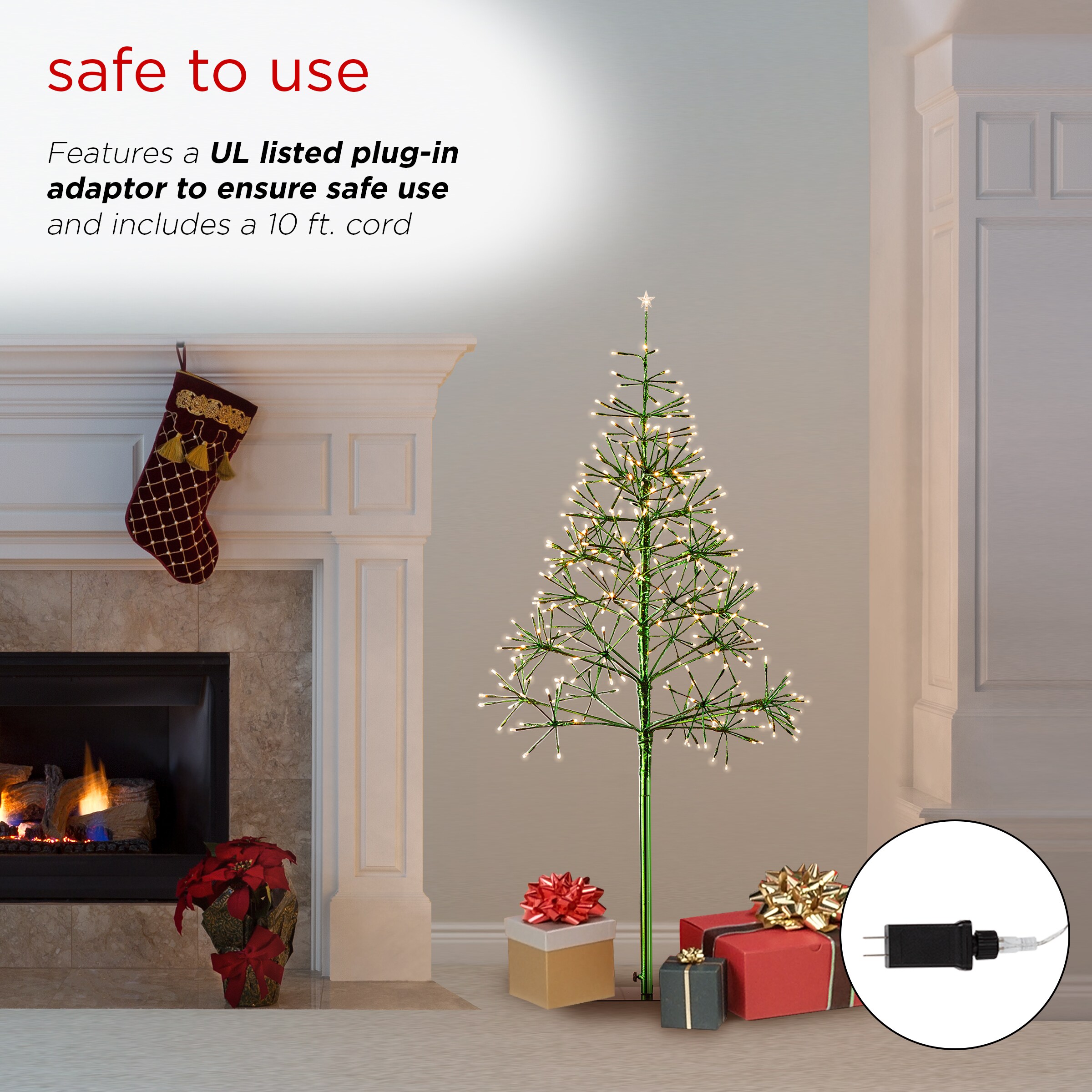 Alpine Corporation CRD111S-GN Artificial-Christmas-Trees - View #7