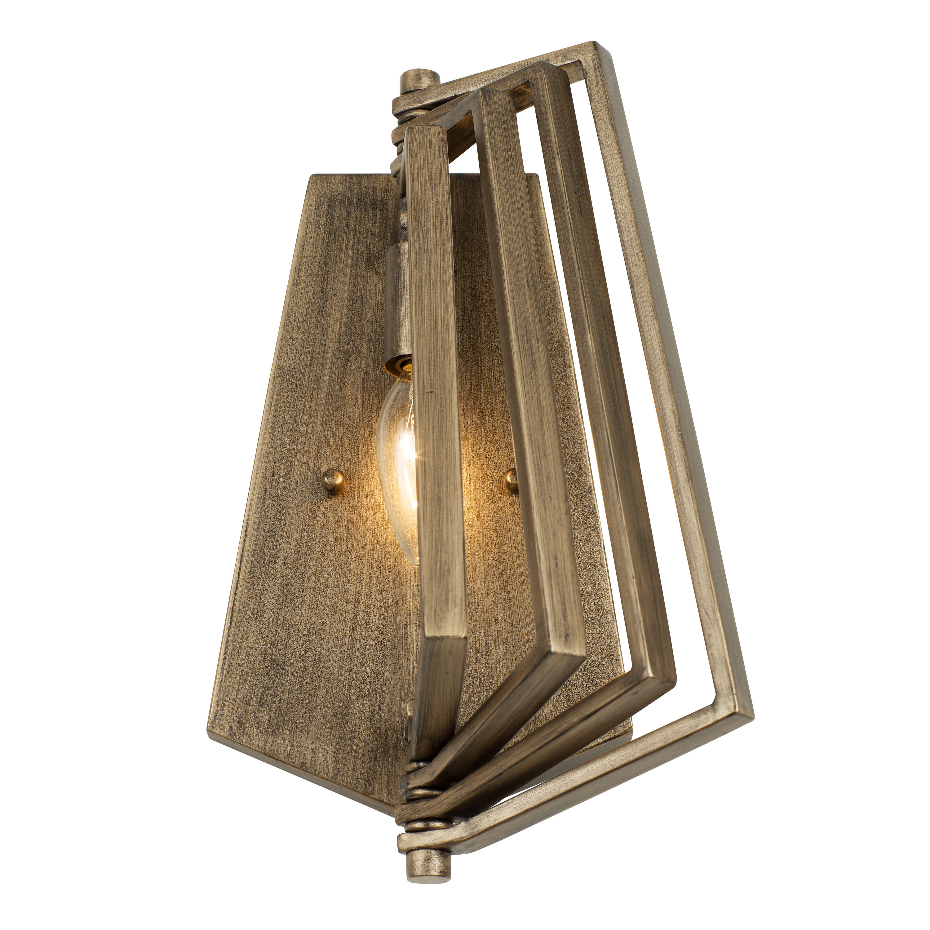 Varaluz 262W01HG Gymnast 6.75-in W 1 -Light Gold Transitional Wall Sconce