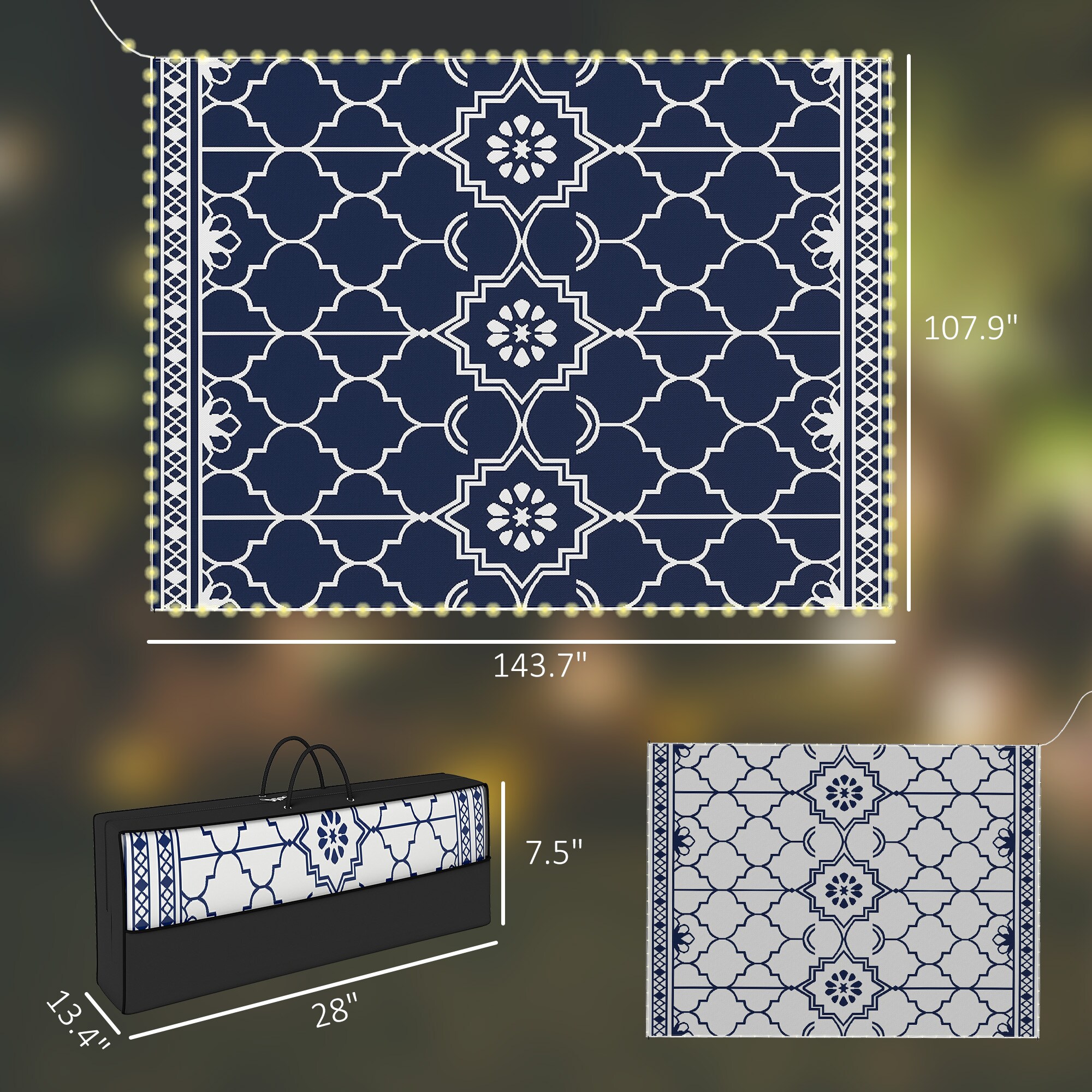 Outsunny 84J-261V01DB rugs - View #3