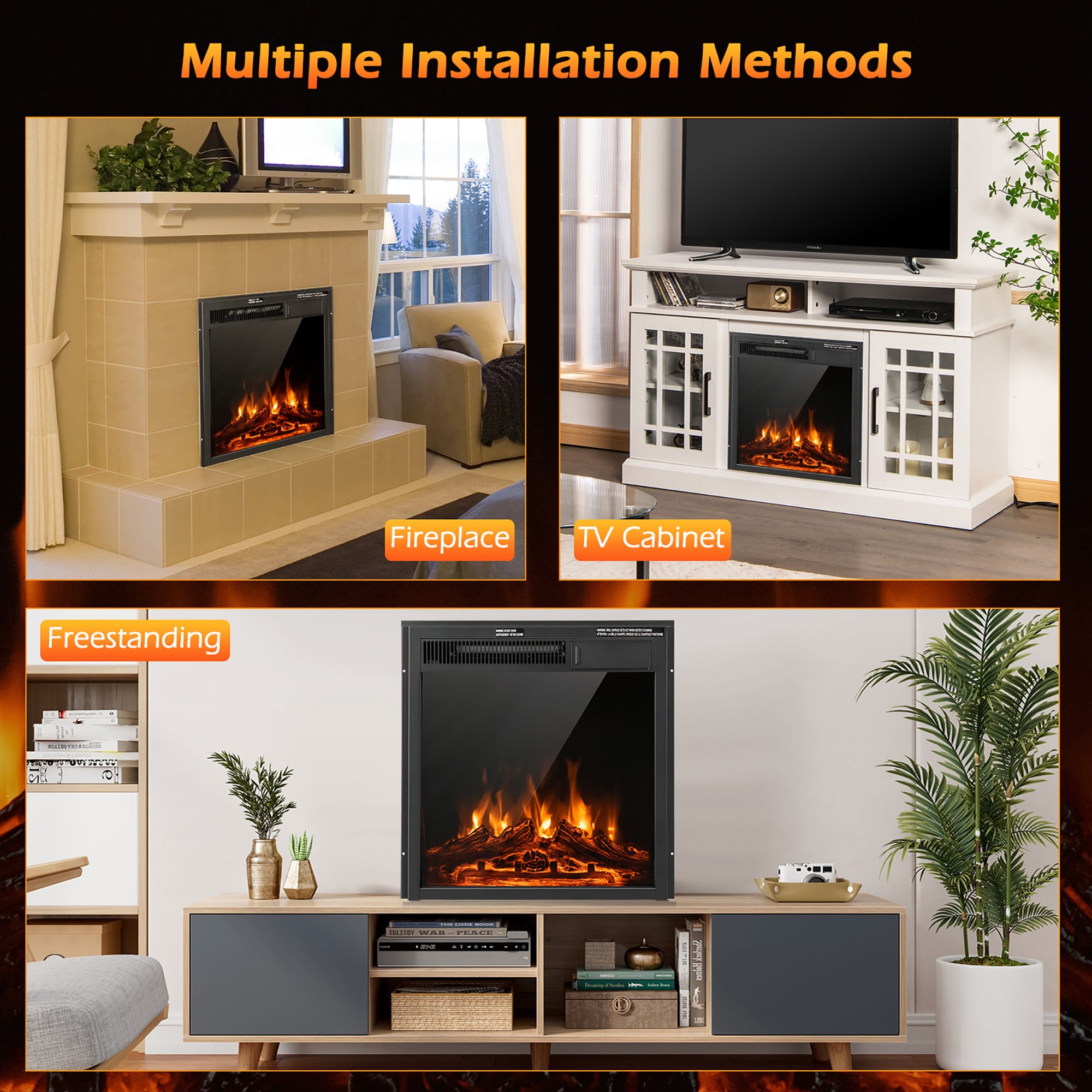 Goplus FP10186 Electric-Fireplace-Fireboxes - View #6