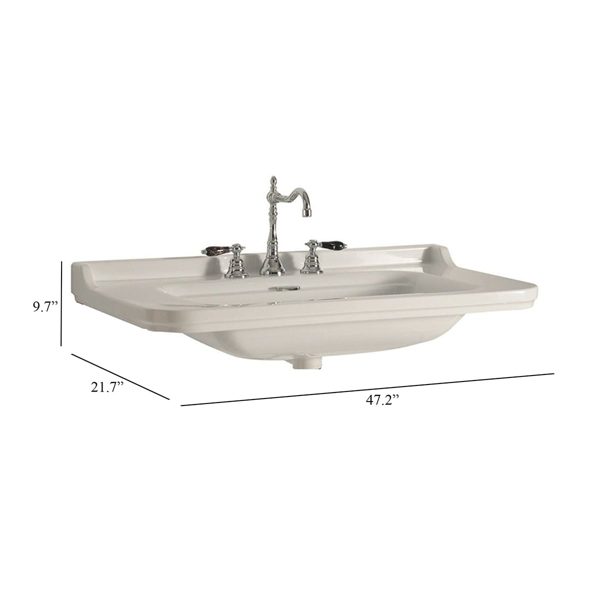 WS Bath Collections NOBLE 4144K1.03 Bath-Sink - View #7