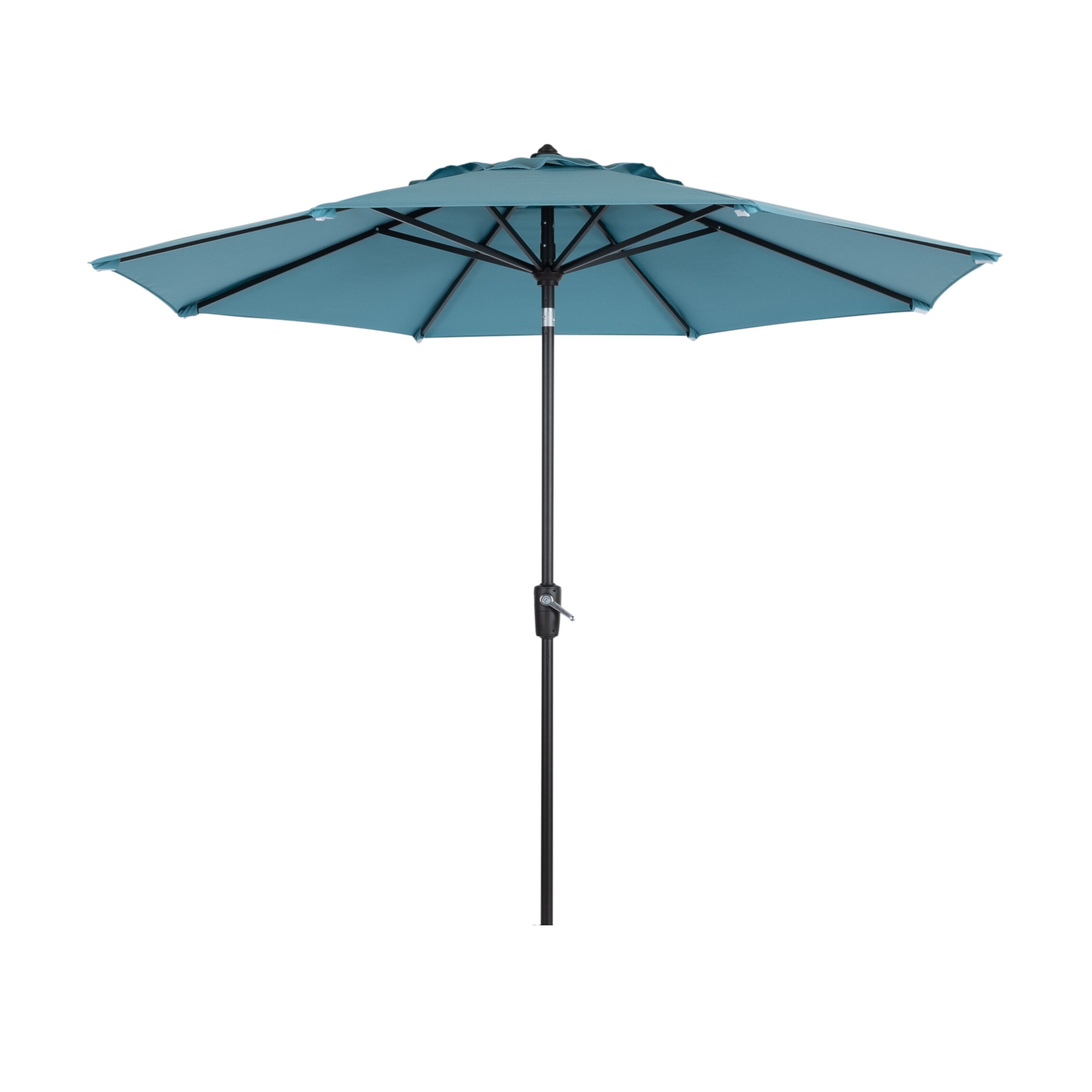 SimplyShade 9-ft Spectrum Peacock Auto-tilt Market Patio Umbrella at ...