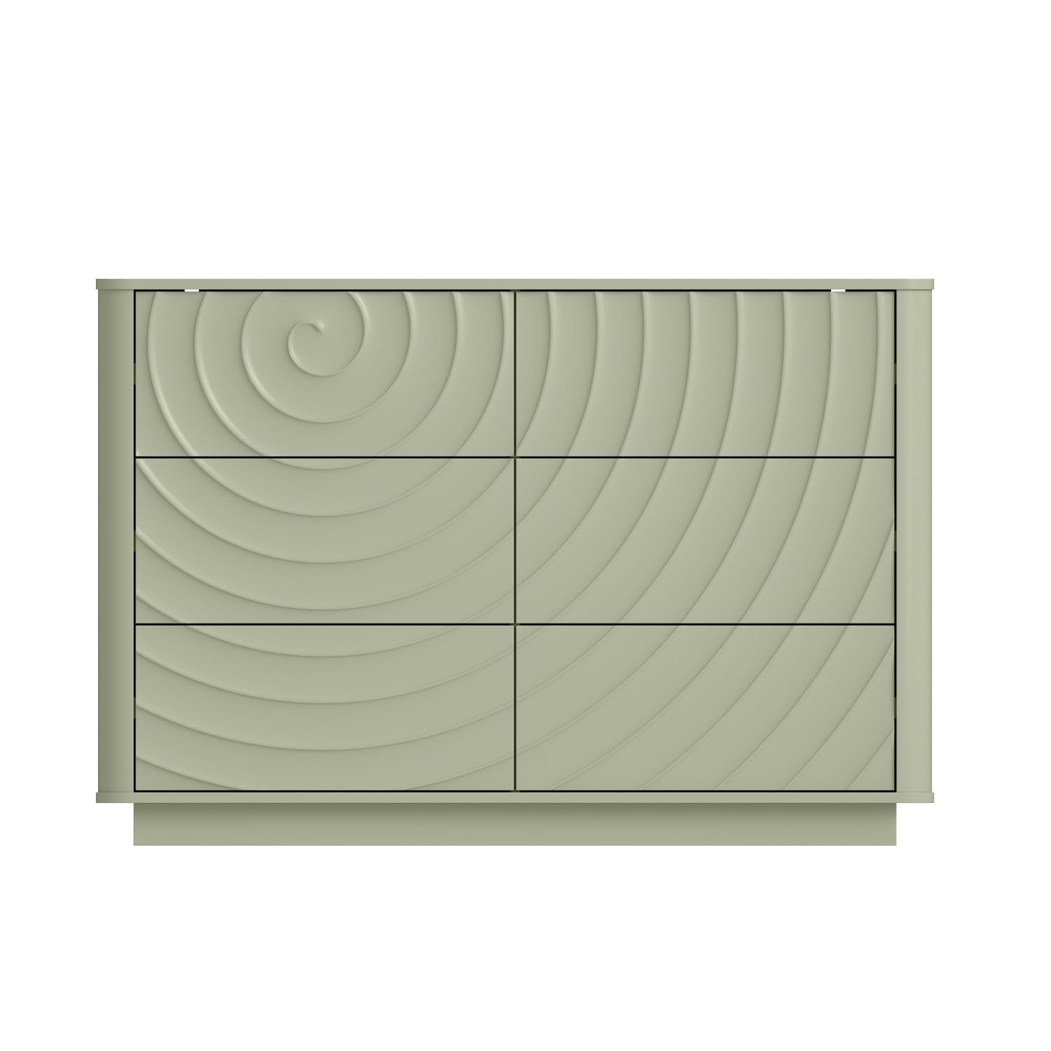 Storkcraft Storkcraft Santos Olive Pine 6-Drawer Standard Dresser
