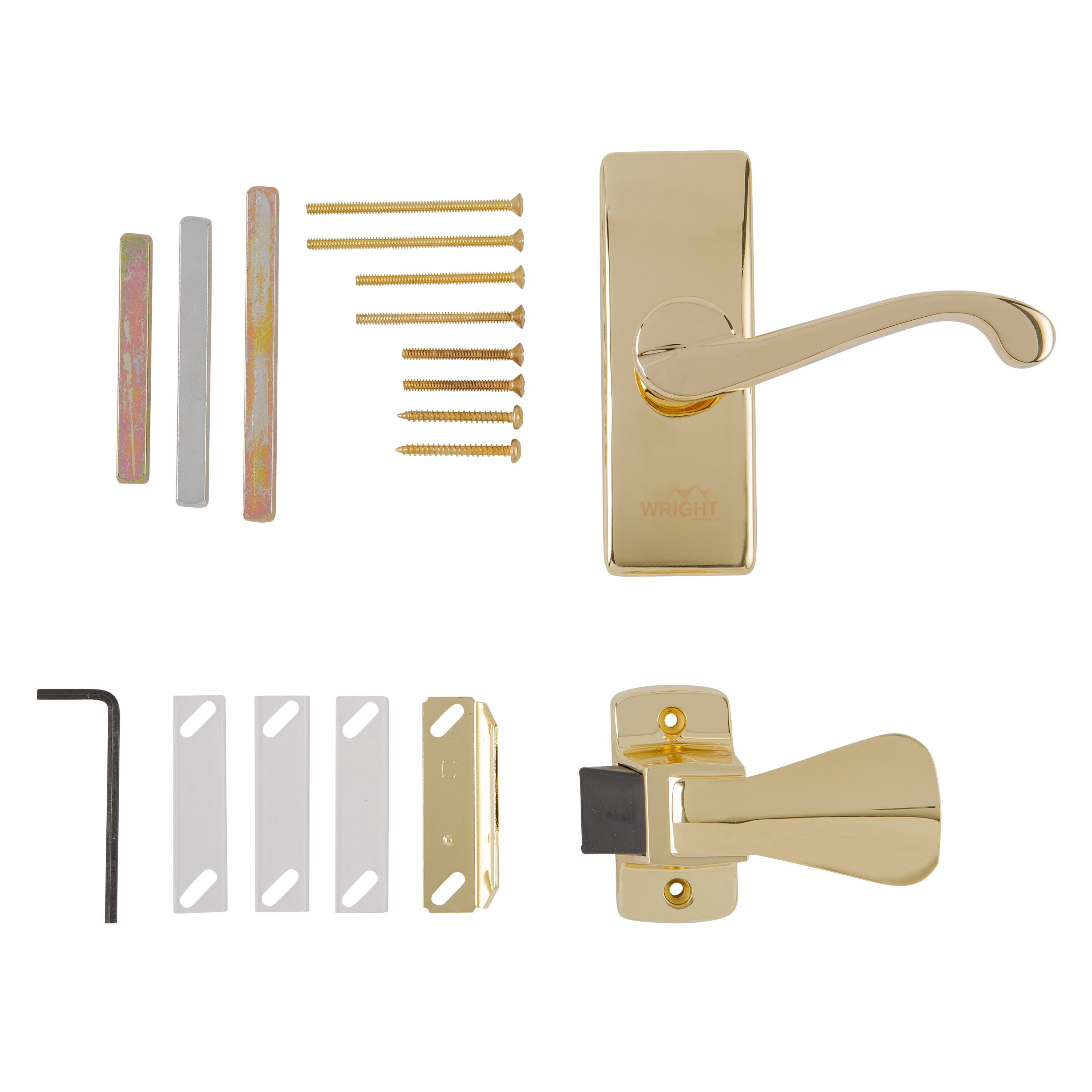 WRIGHT PRODUCTS Gold Lever VGL025-555 at Lowes.com