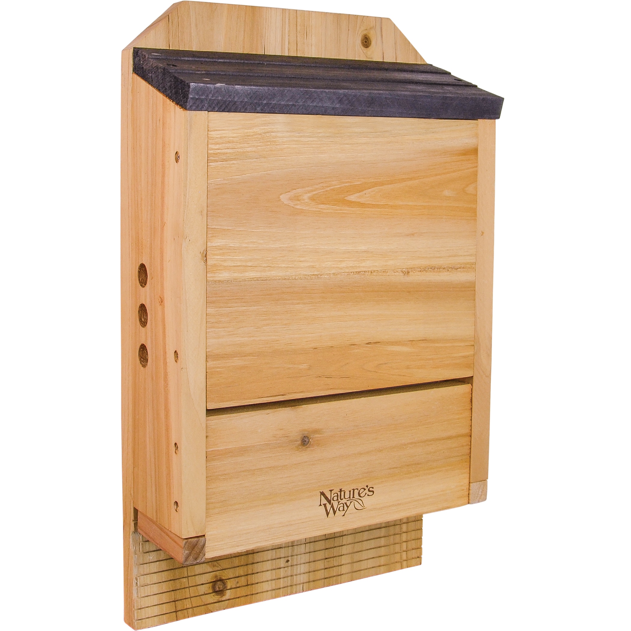 Nature's Way CWH6-CP1  Wood Post-mount Platform Bird feeder -