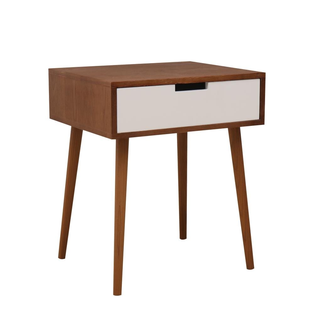  CLNS05854 White/Walnut Nightstand