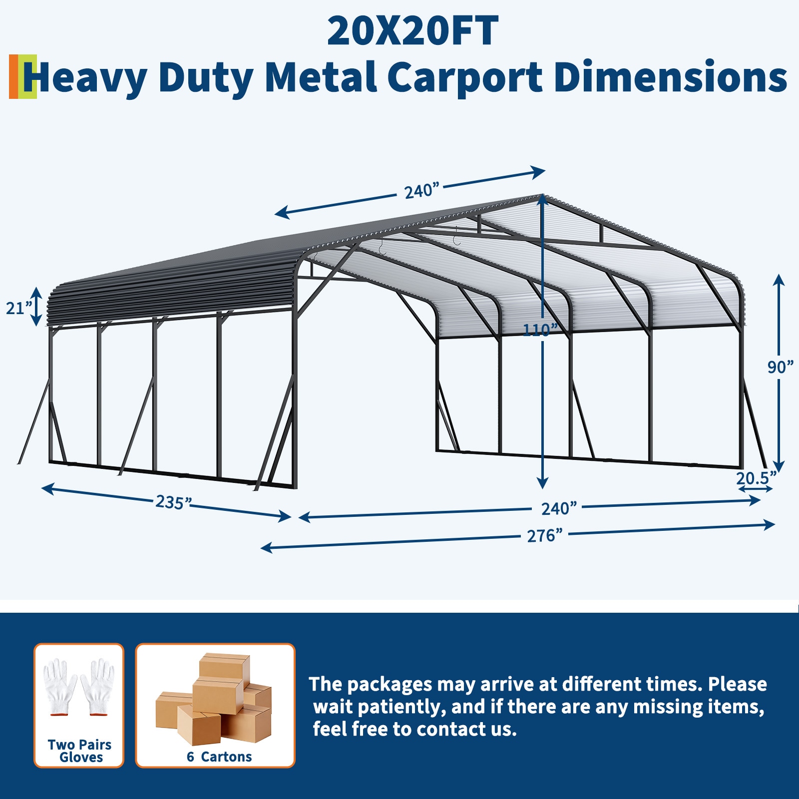 IdealHouse BLO-IEJSPZIL Carport-Covers - View #3