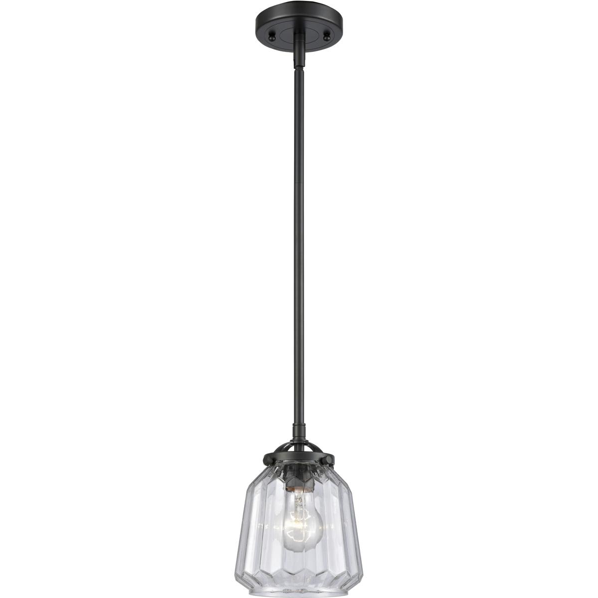 Innovations Lighting 1748926 284-1S-OB-G142-LED Nouveau Chatham Mini Pendant
