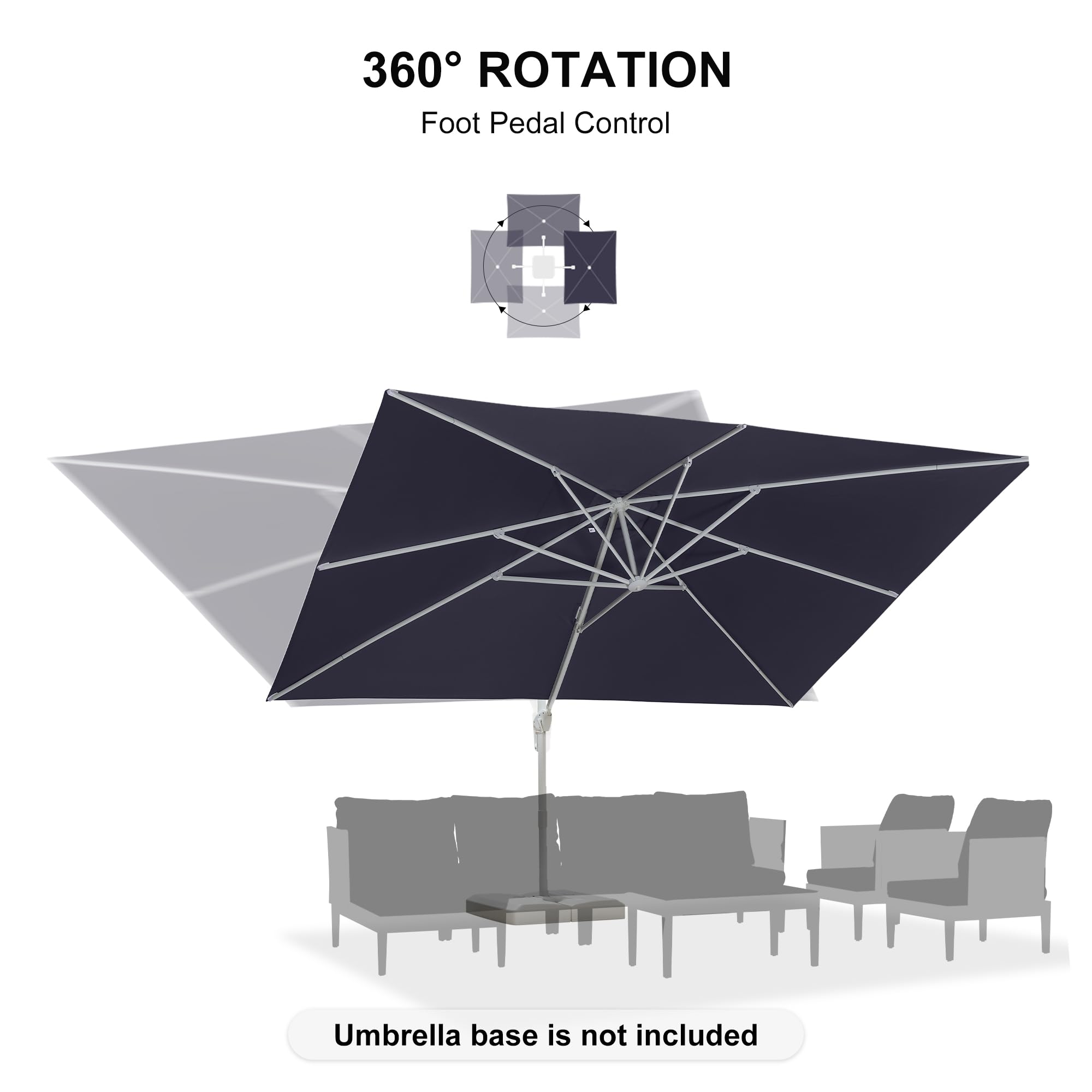 PURPLE LEAF LS02XBRC1013-WT Umbrellas-2 - View #2
