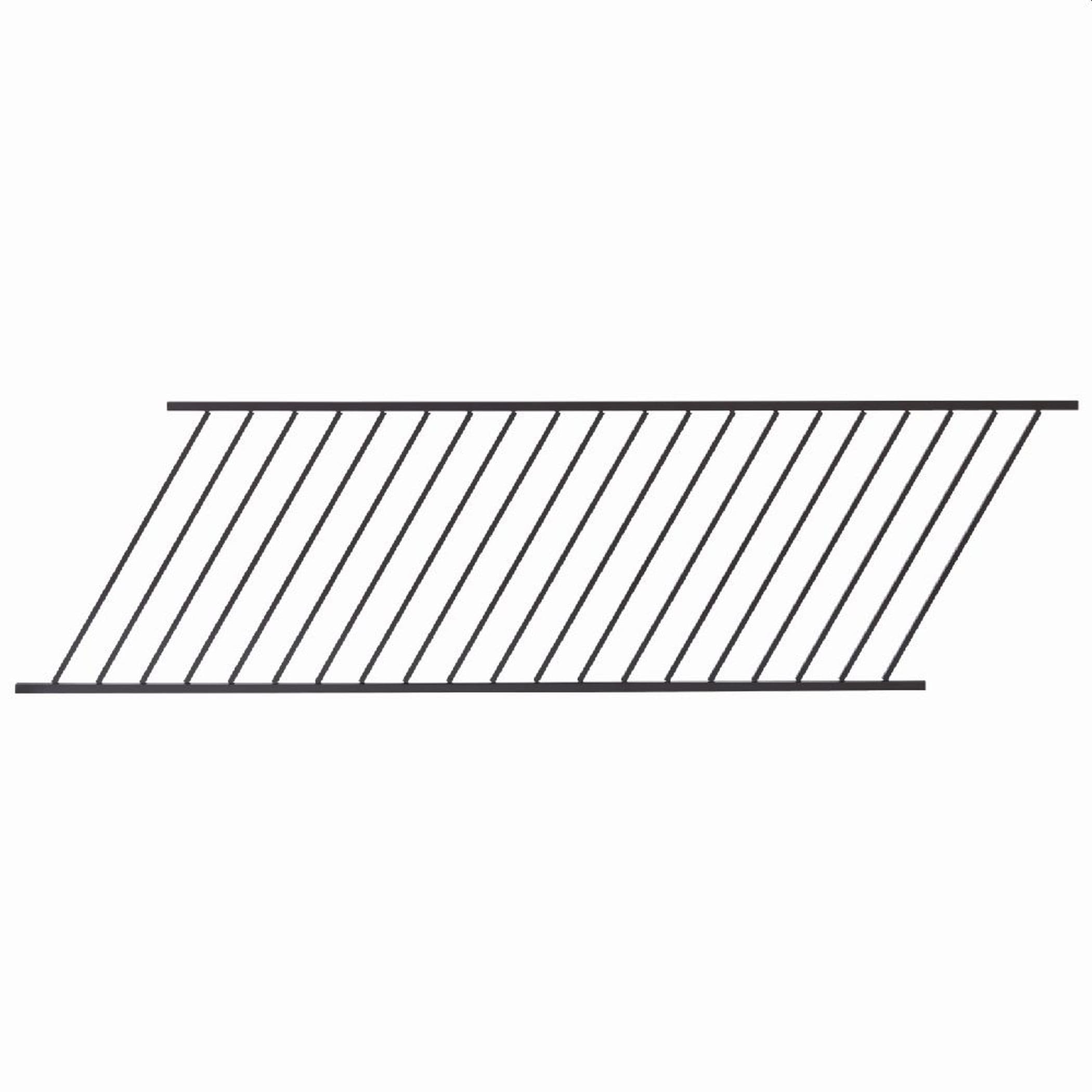 Fortress Building Products 53240948 94-ft x 40-in Black Sand Metal Deck Rail Kit
