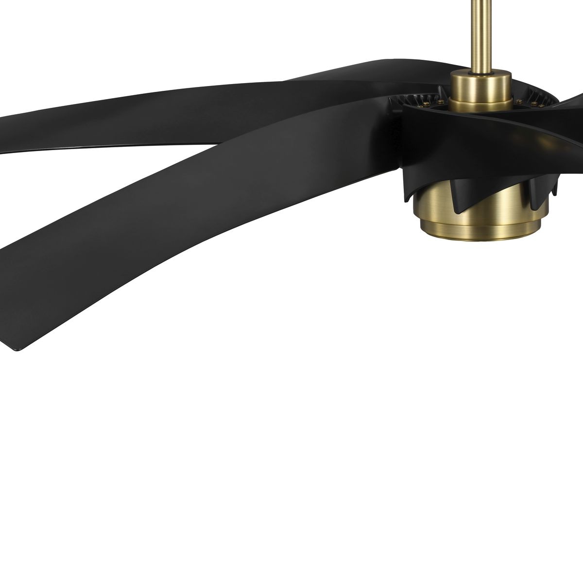 Vintage Brass 72'' Ceiling Fan with LED Light and Remote