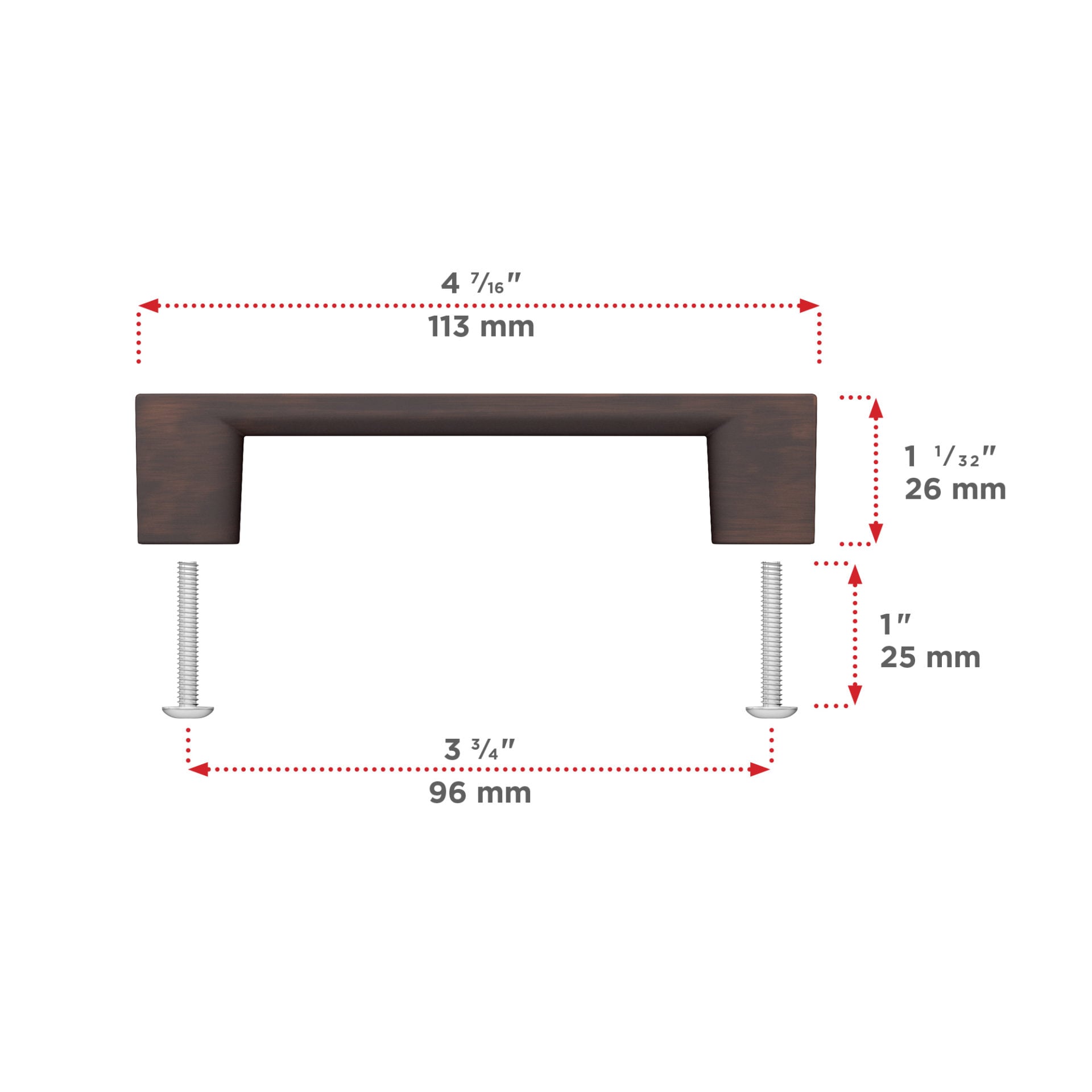 Richelieu BP816096BORB Cabinet-Pulls - View #6
