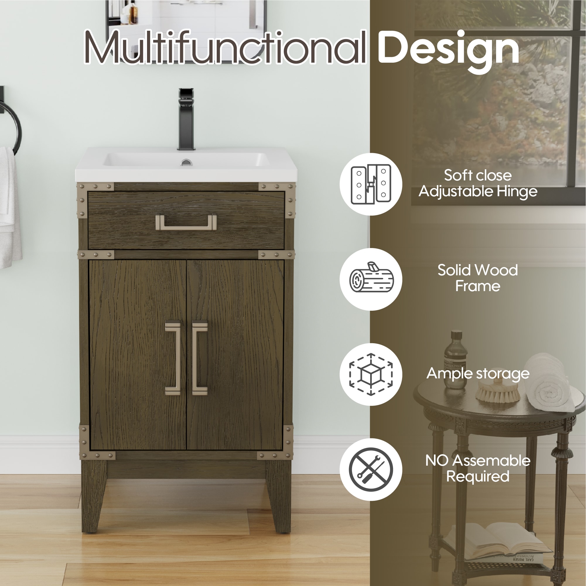WELLFOR GLEM-52550 Bath-Vanity-Combo - View #2
