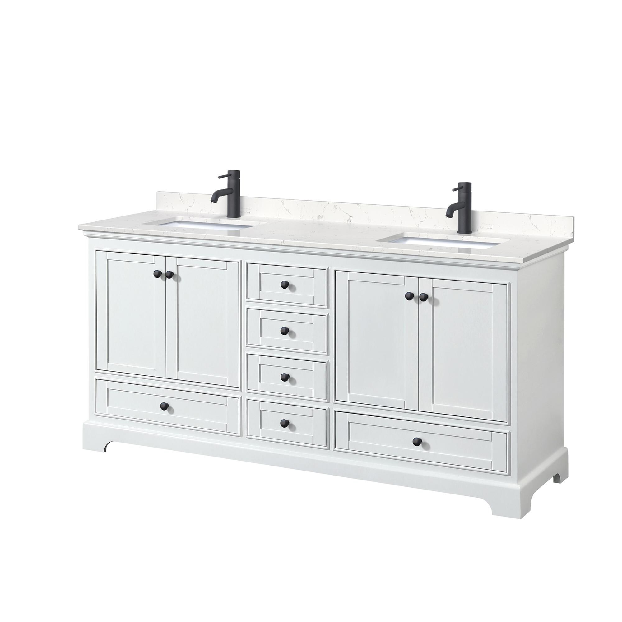 Wyndham Collection WCS202072DWBC2UNSMXX Bath-Vanity-Combo - View #2