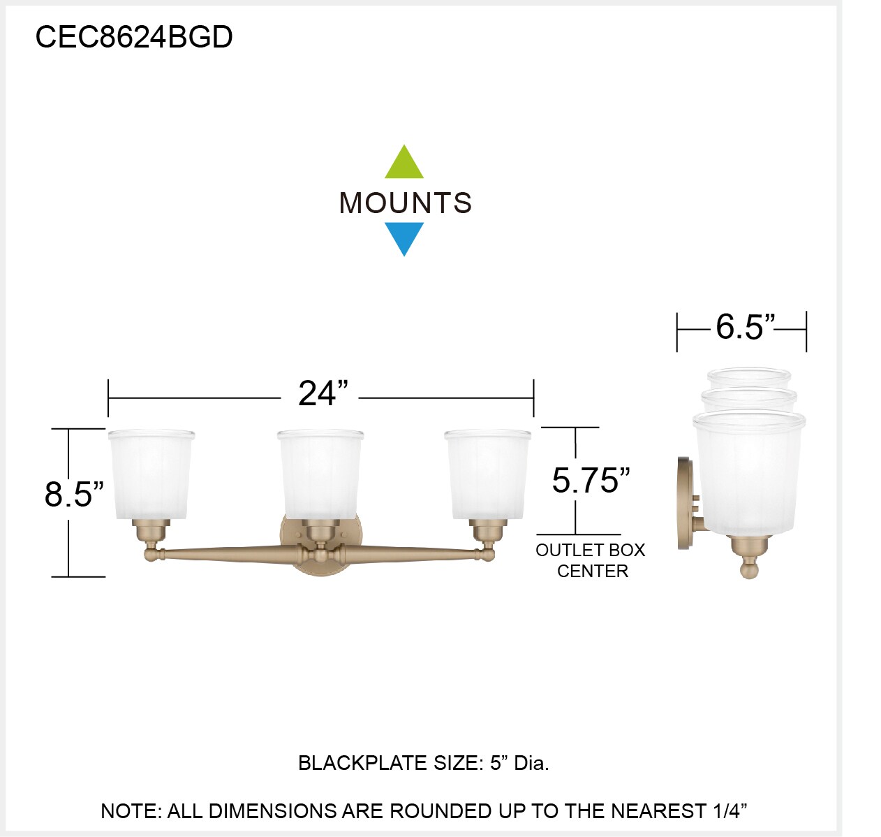 Quoizel CEC8624BGD b089995 - View #5