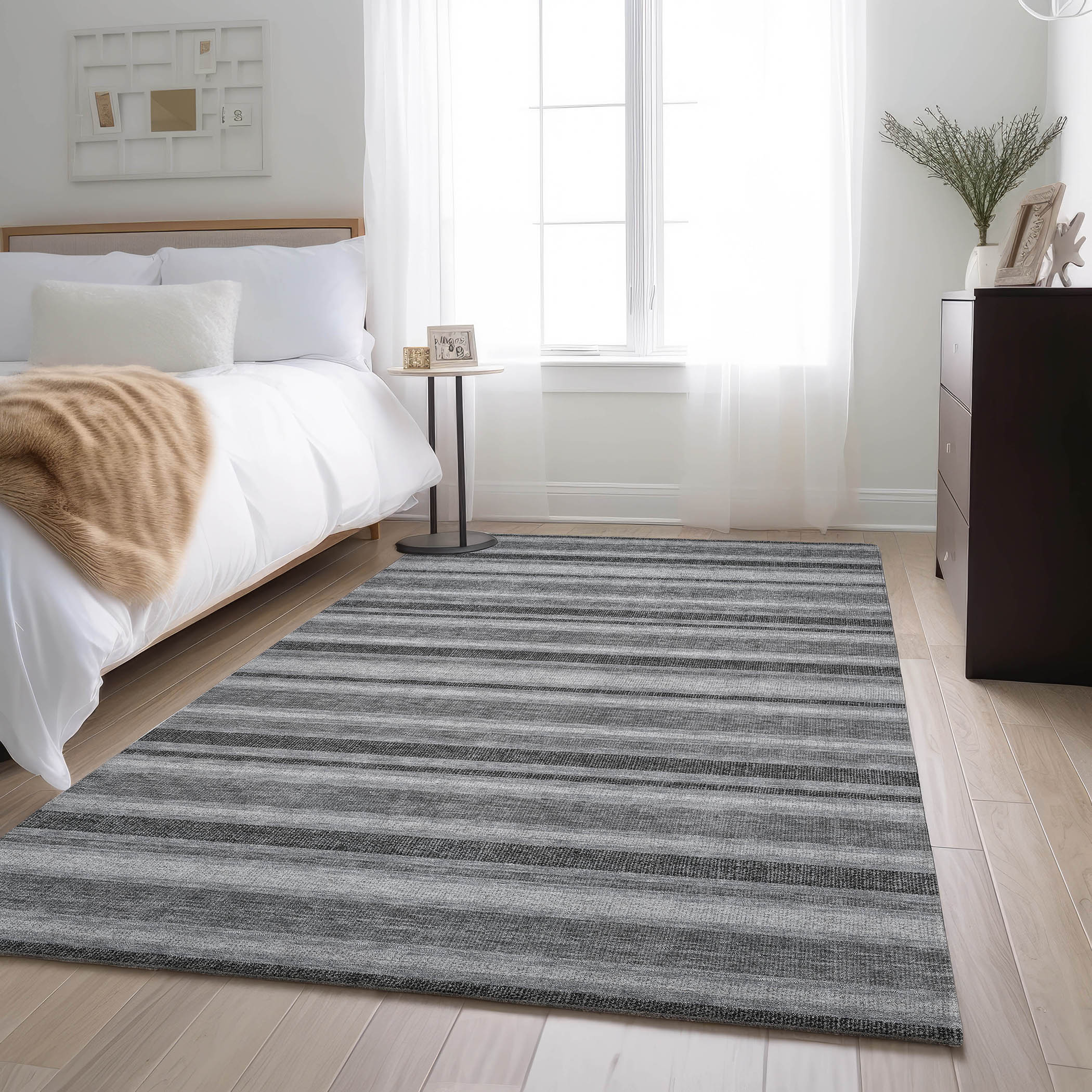 Addison Rugs AMF551PI3X5 Mayfield AMF551PI 3 x 5 (ft) Loomed Polyester Pink Rectangular Indoor Geometric Machine washable Area rug