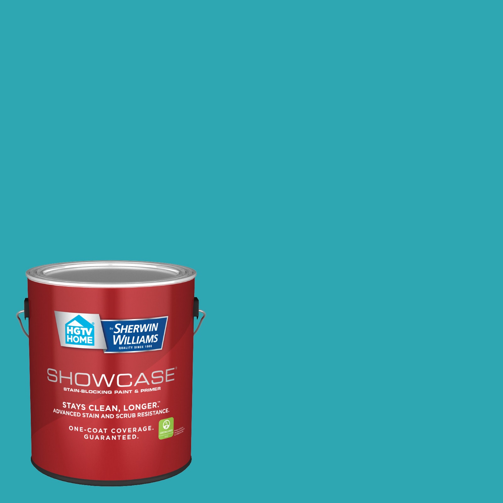 HGTV HOME by Sherwin-Williams 5004-10B-935238 Showcase Semi-gloss Exotic Sea 5004-10B Acrylic Interior Paint Paint + Primer ( 1-gallon )