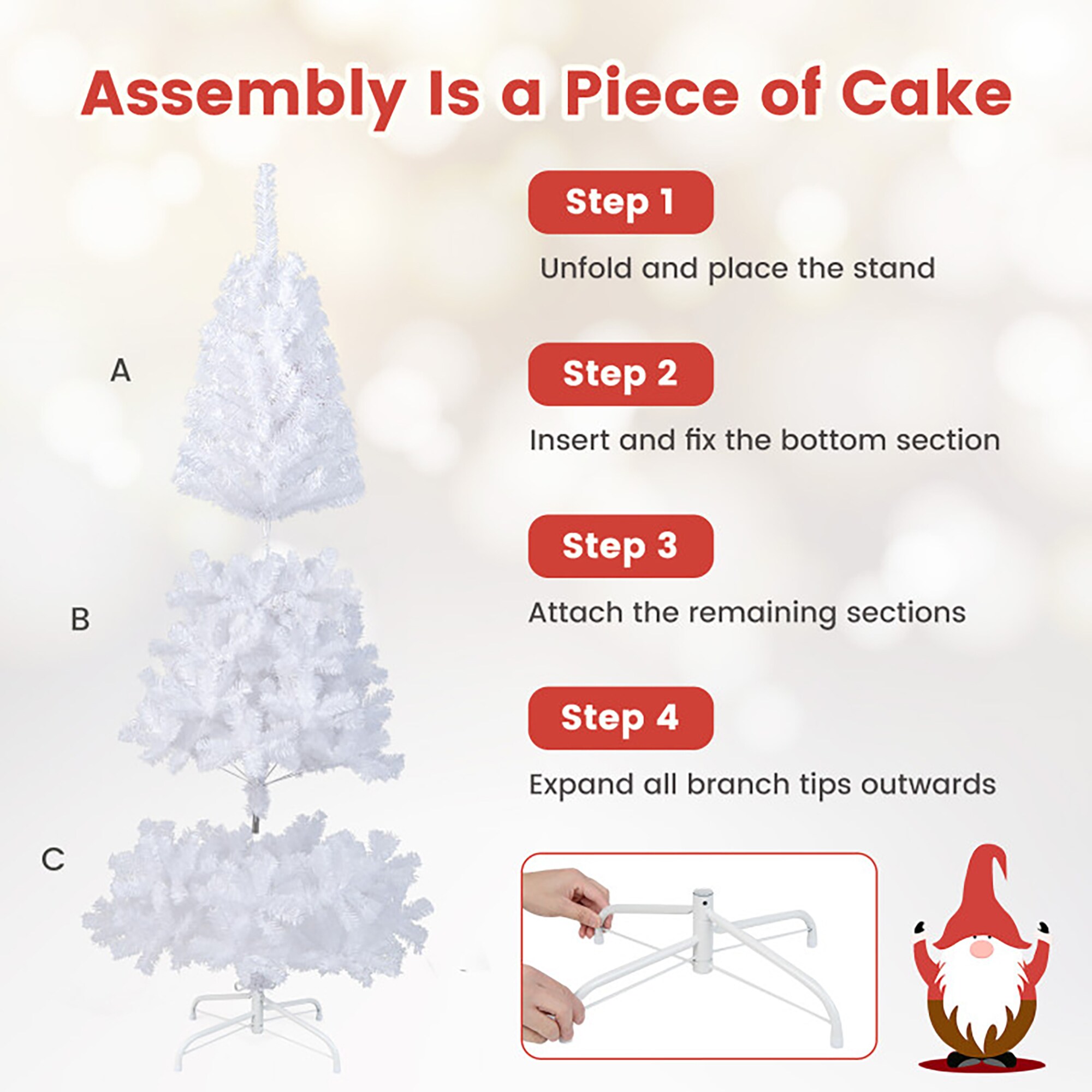 Forclover ALHY-211CM6 Artificial-Christmas-Trees - View #7