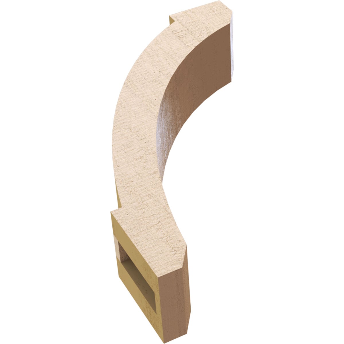 Ekena Millwork BRCUR03X10X14LFTRCPR braces - View #7