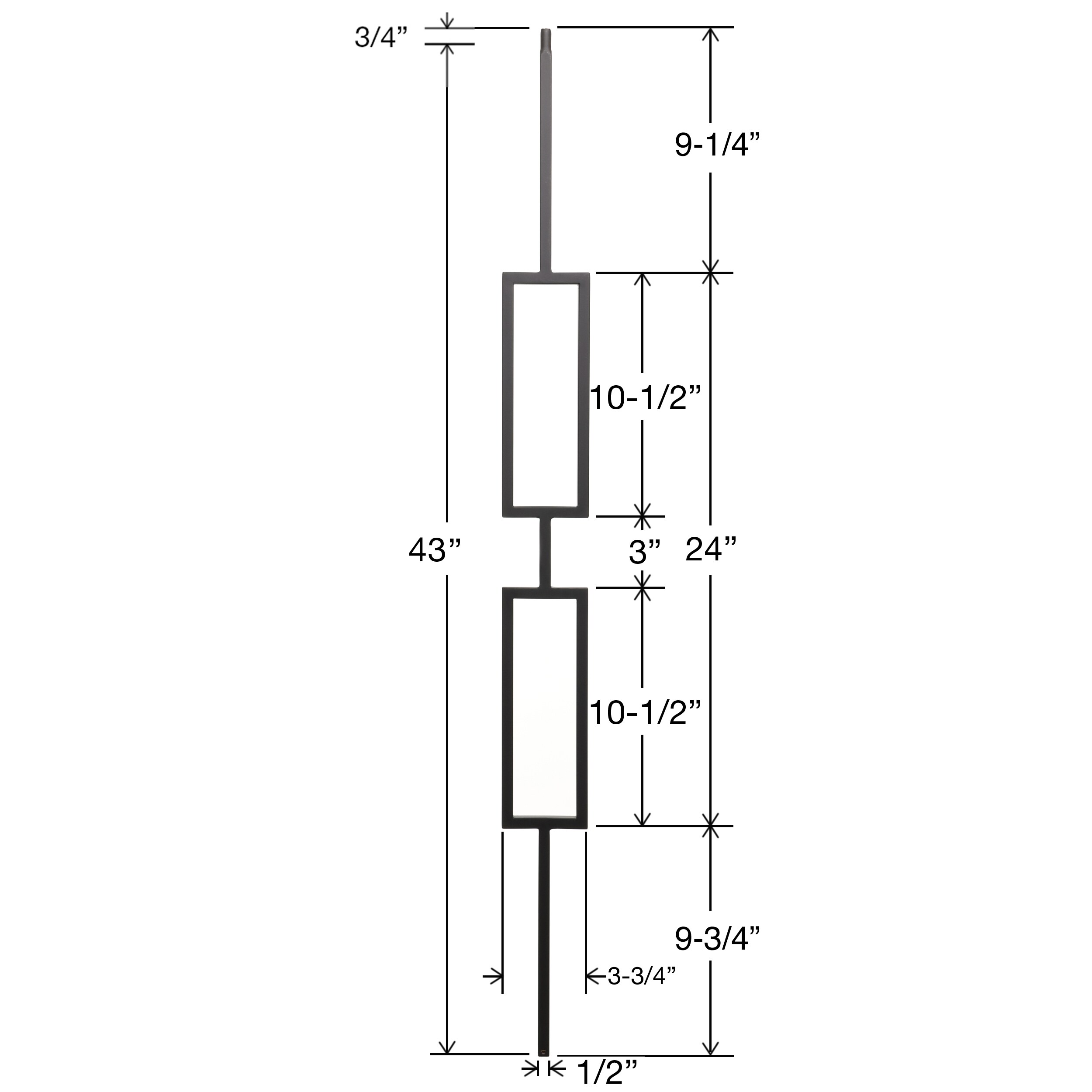 RELIABILT WGT82SB Interior-Stairpart-Balusters - View #5