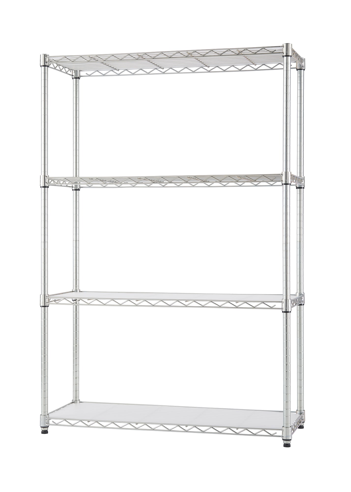 TRINITY Steel 4-Tier Utility Shelving Unit (36-in W x 14-in D x 54-in H ...