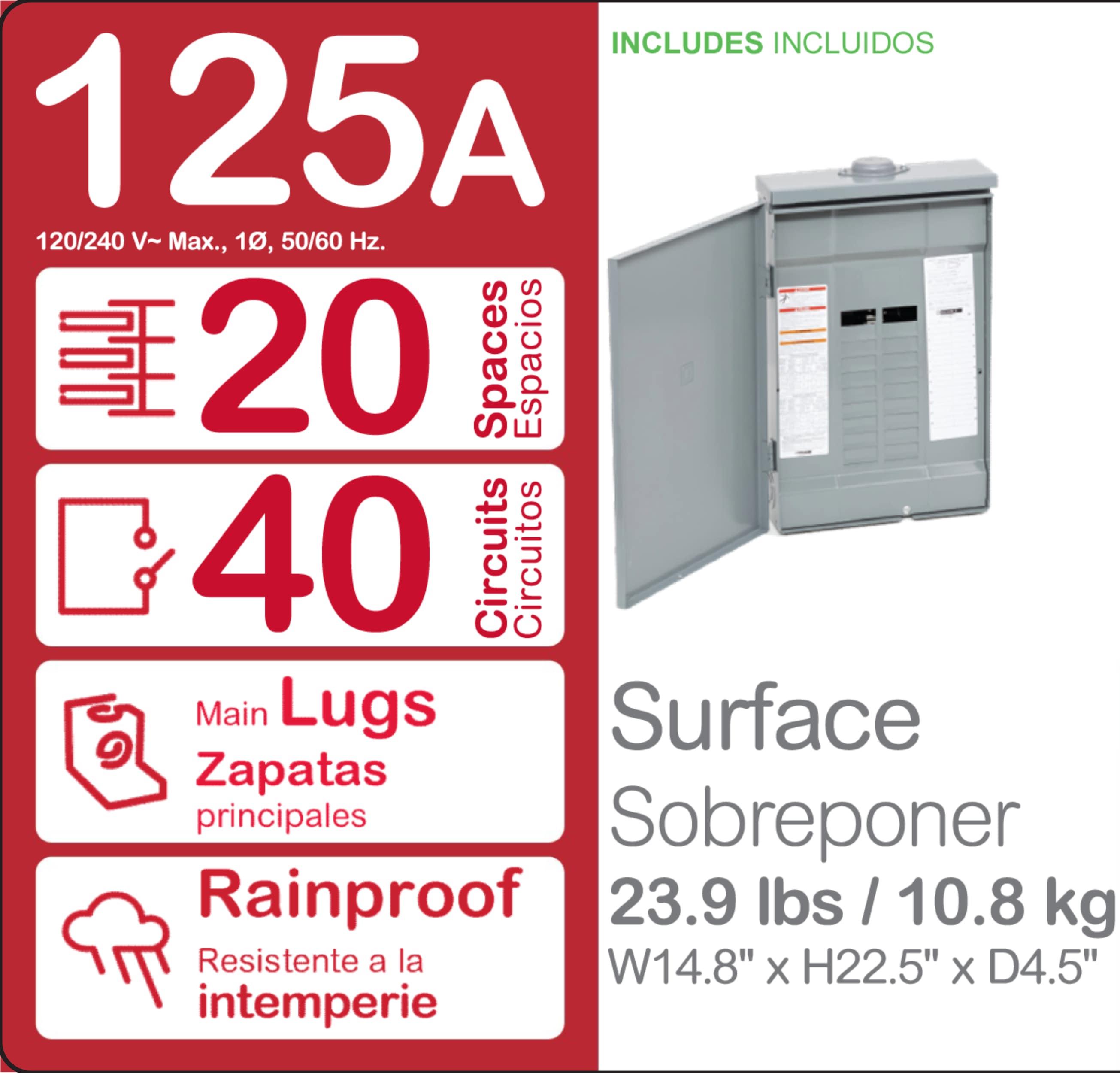 Square D HOM2040L125PRB Load-Centers - View #3