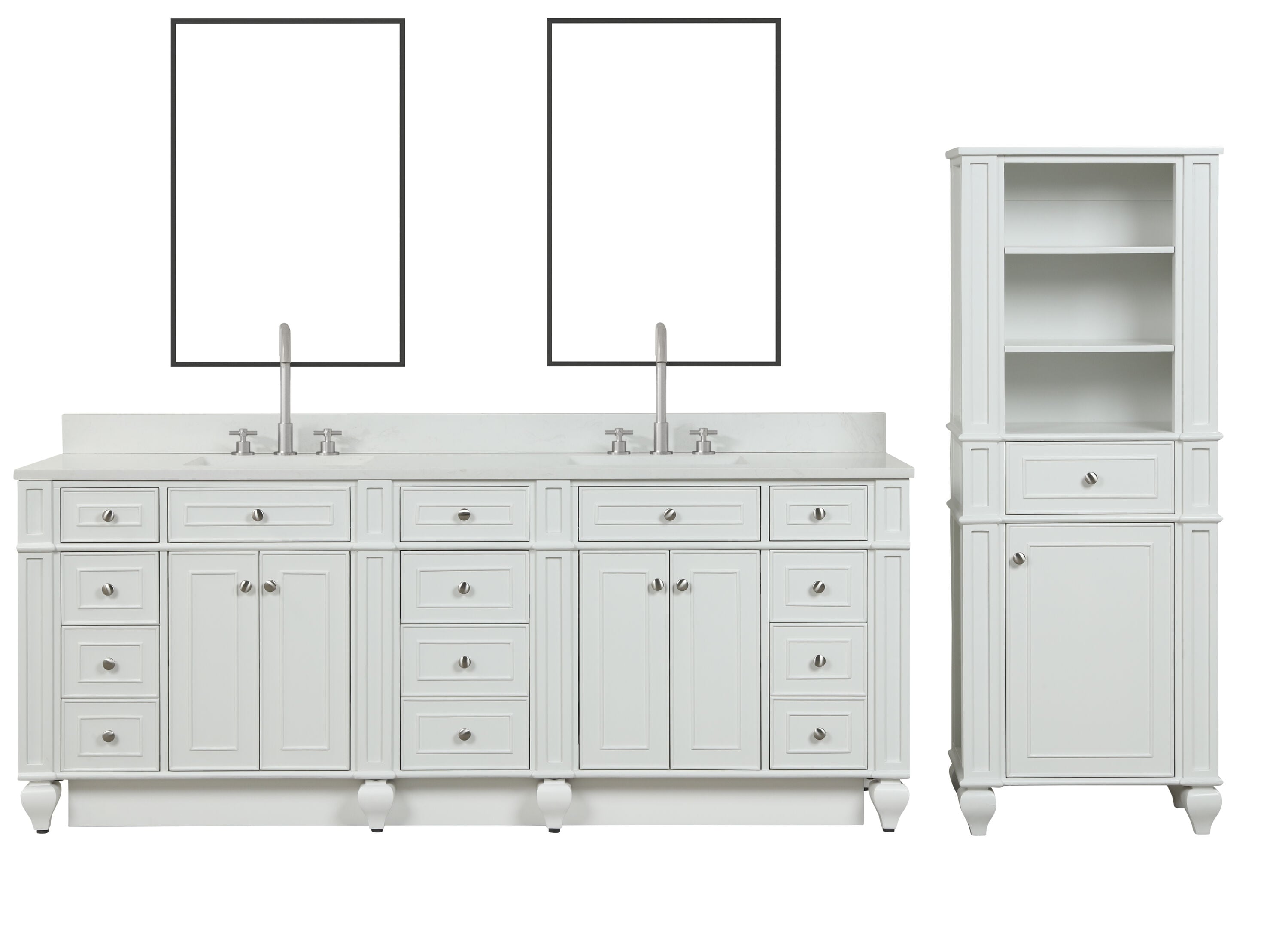 Design Element WN-84-W Bath-Vanity-Combo - View #14