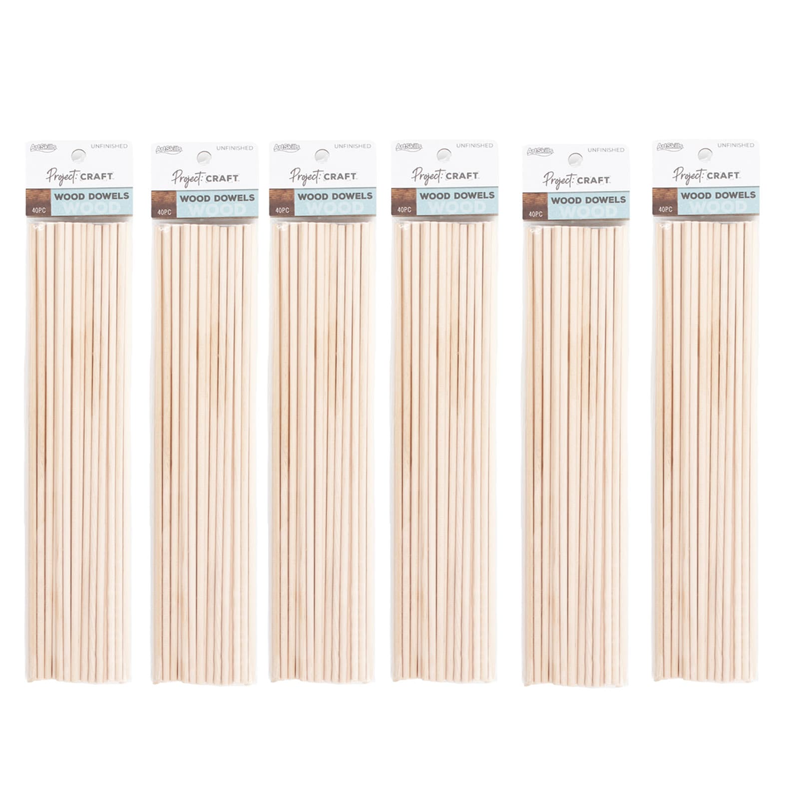 Madison Mill 3/16 x 12 Craft Dowels 24/PKG in the Craft Supplies department  at