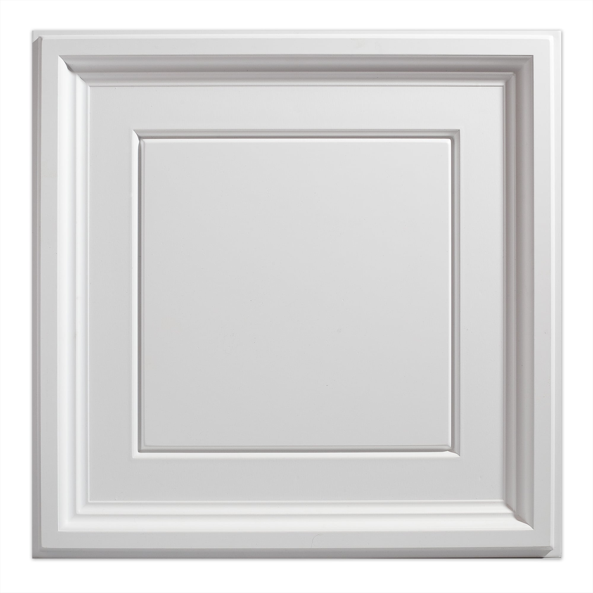 Genesis Icon Coffer 24-in x 24-in White Textured 15/16-in Drop Ceiling ...