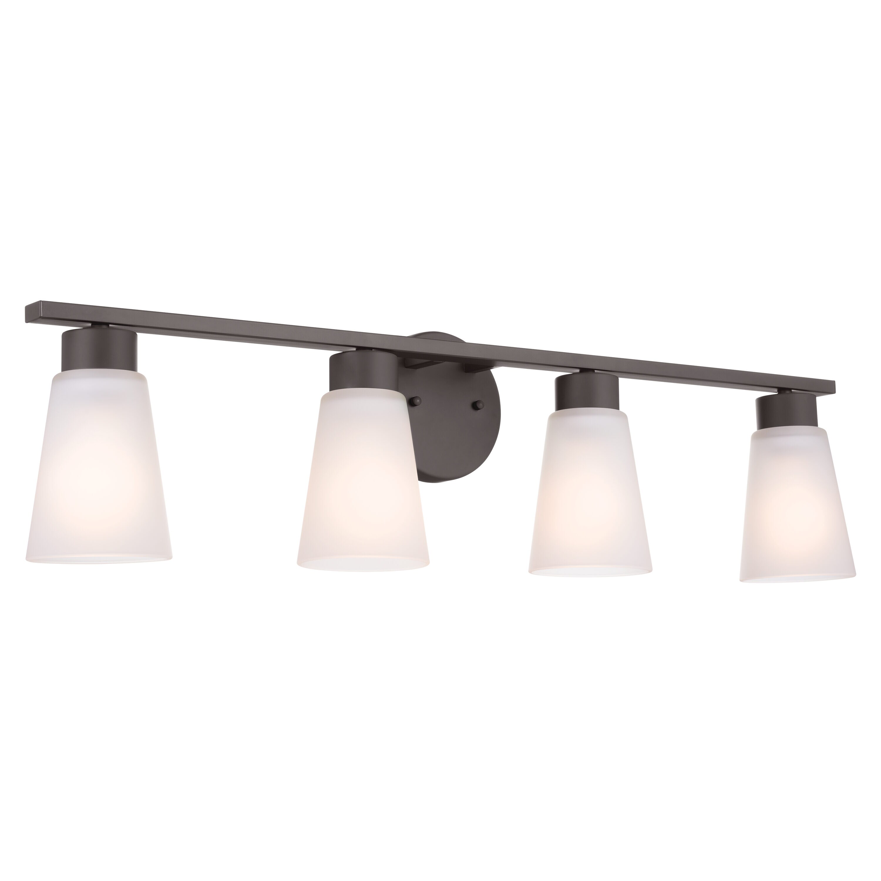 Kichler 55122OZ Stamos 31-in 4 -Light Bronze Transitional Vanity light