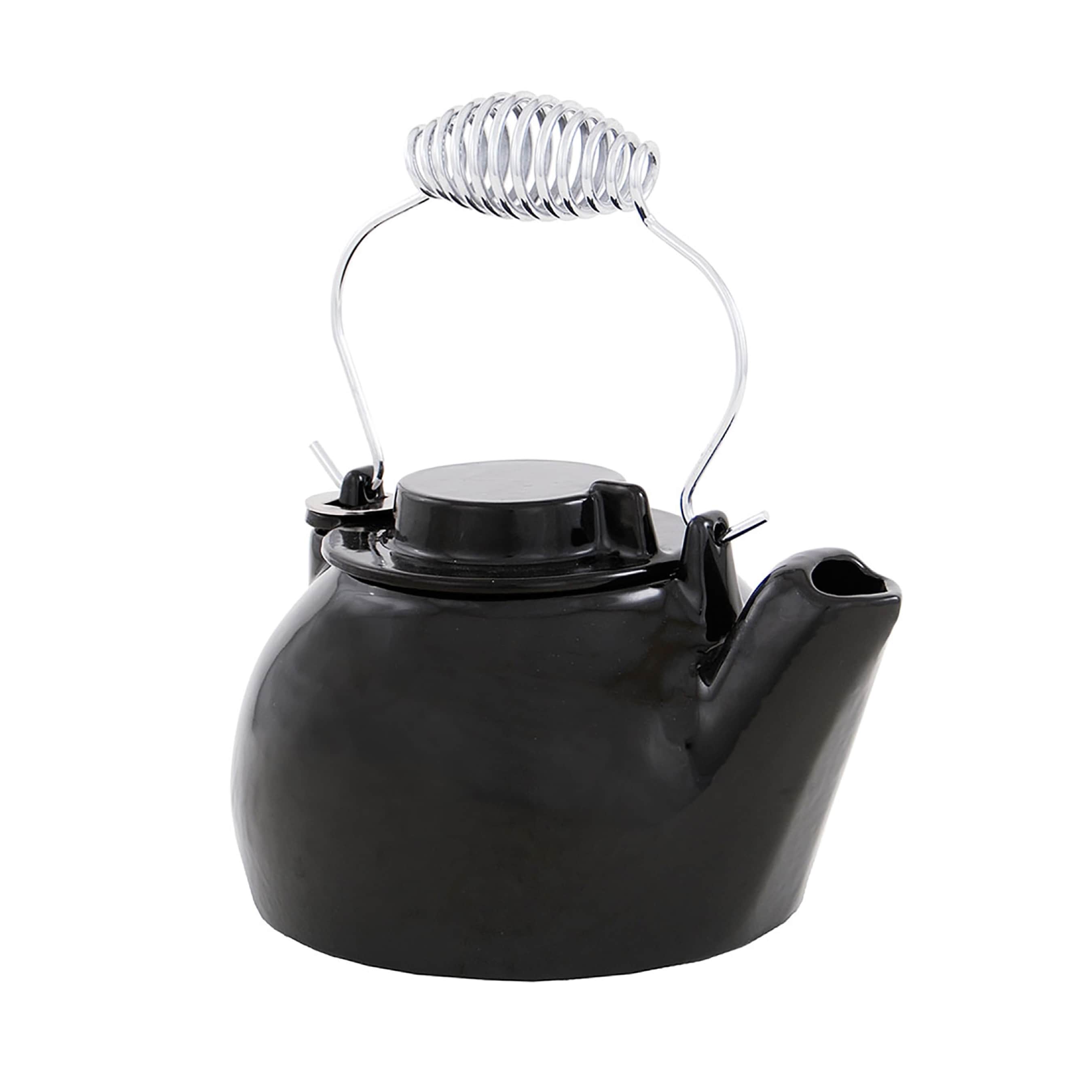 Minuteman International Minuteman International Enameled Humidifying Kettle, 9.25 Inch Tall, Black