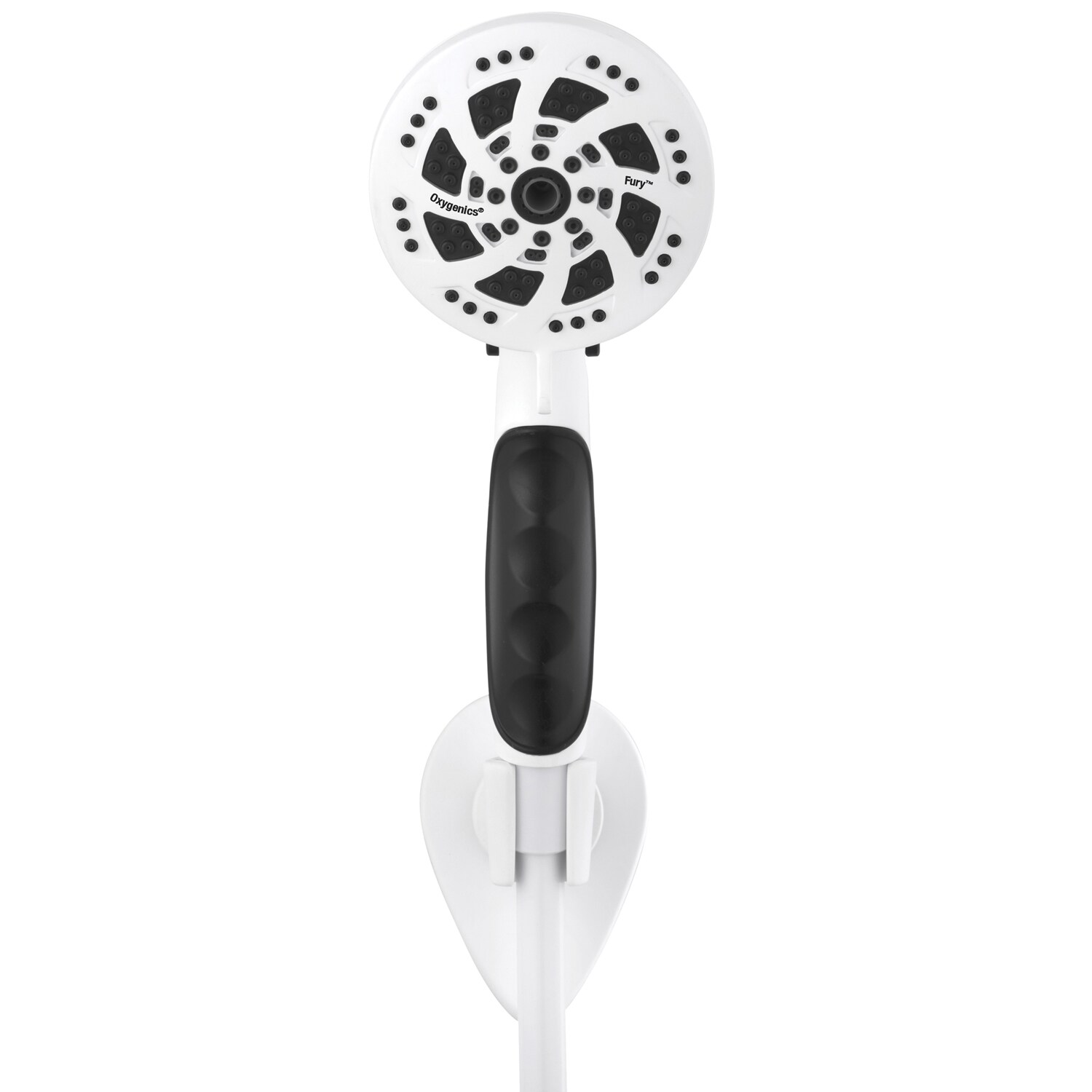 Oxygenics Fury RV White Handheld Shower Head with 72-Inch Hose