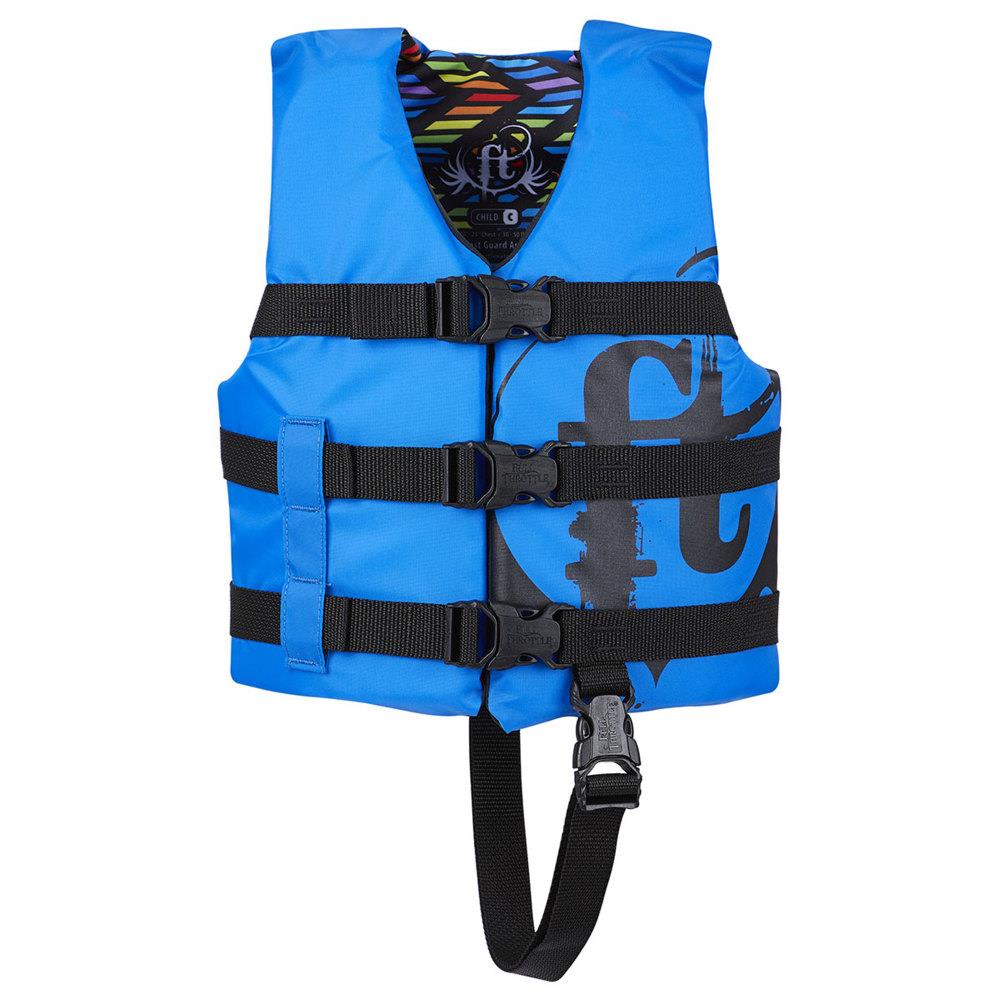 Full Throttle Nylon Water Sports Vest- Child, Blue at Lowes.com