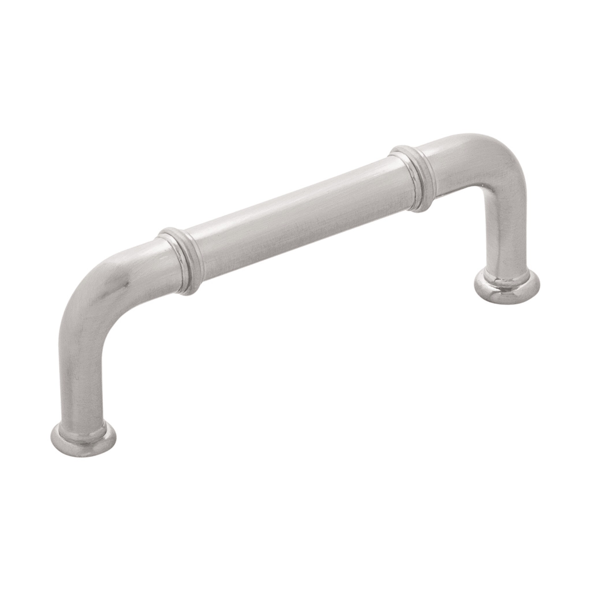 Hickory Hardware P3382-SN-10B Cottage 3-in , 76mm Center to Center Satin Nickel Rectangular Handle 10 -Pack