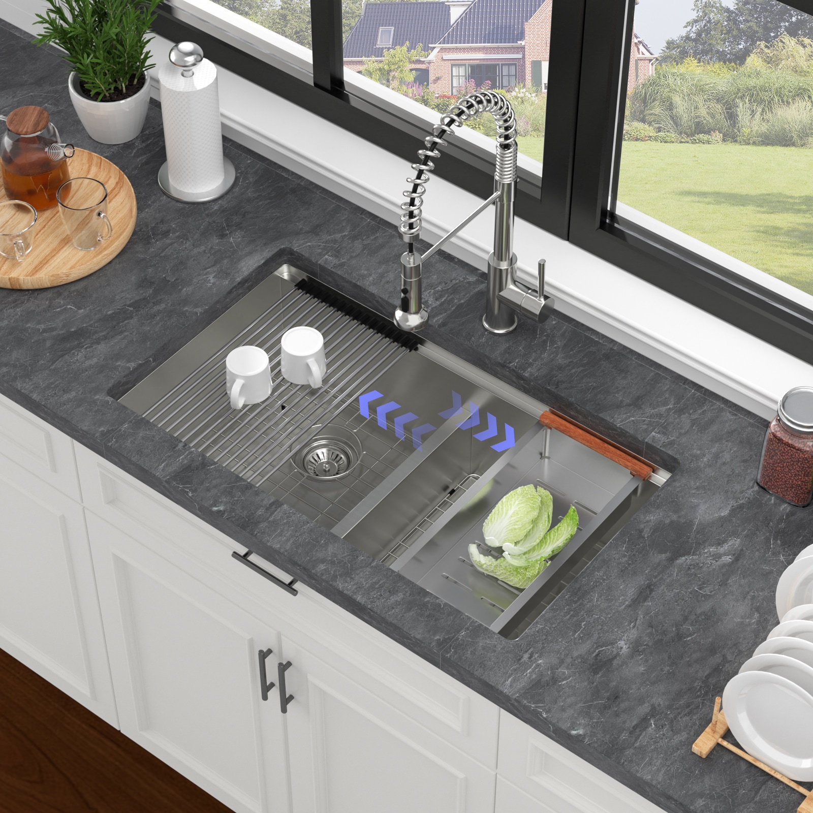 LUXEYARD DS-R-N-468 Kitchen-Sinks - View #3